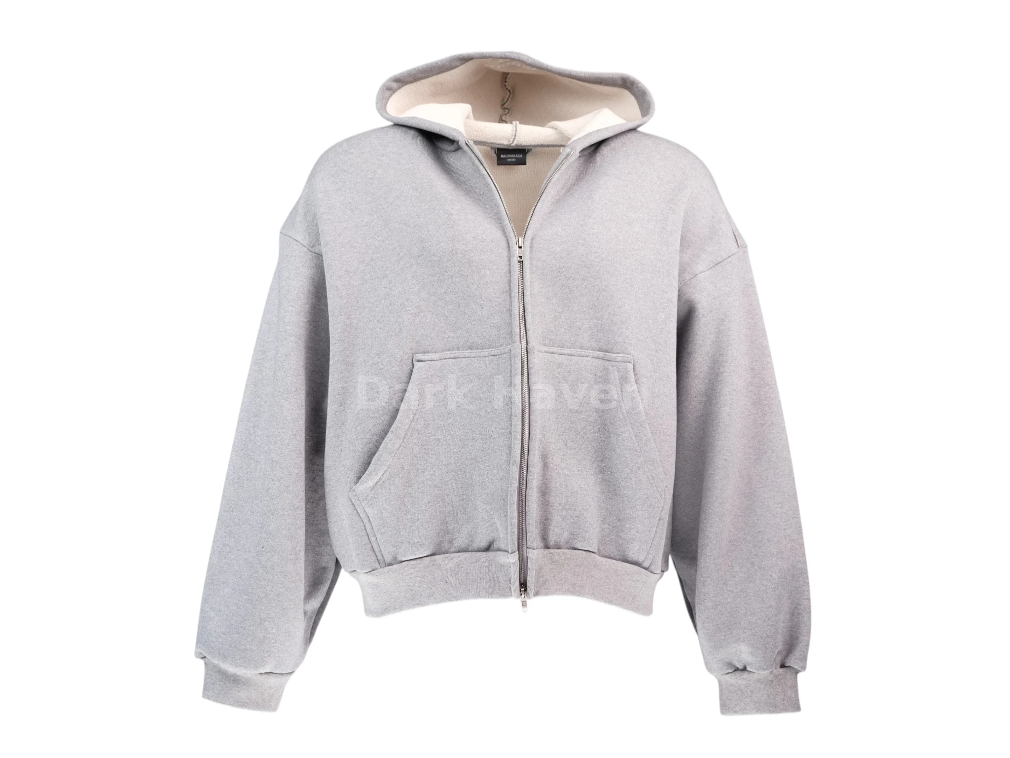 Unity "8" Logo Zip-Up Hoodie Grey