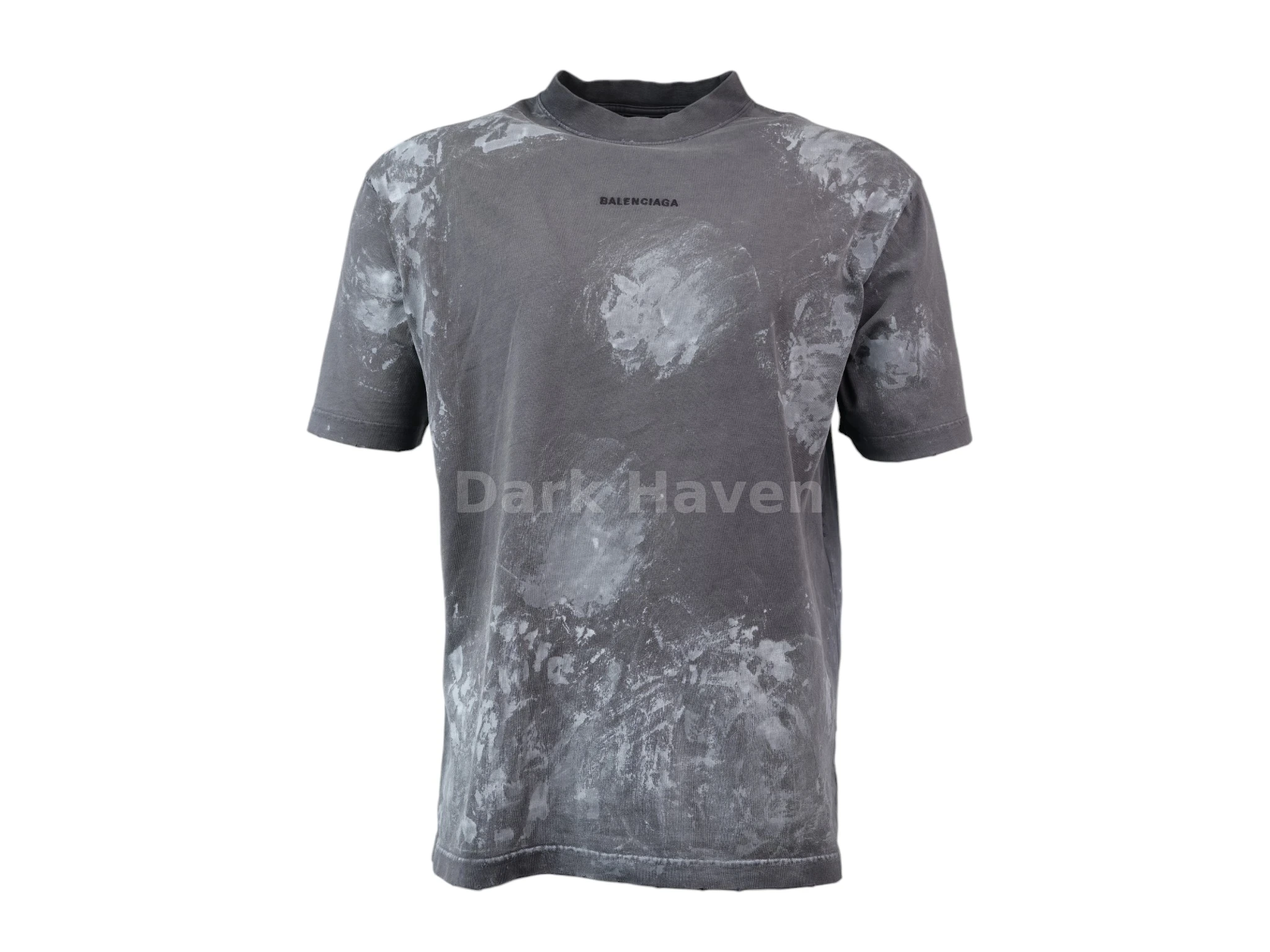 Washed Logo Oversized T-Shirt Grey