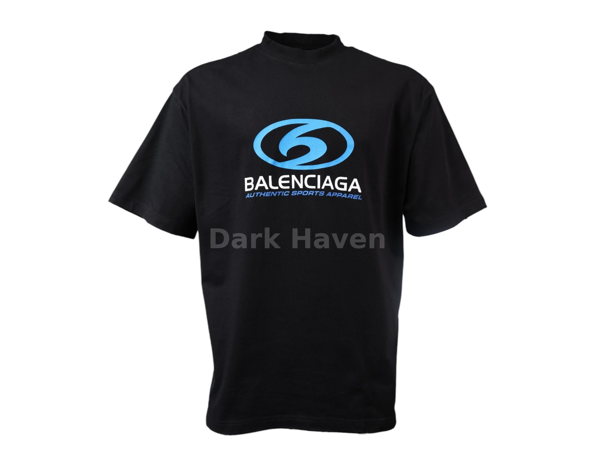 Surfer Cracked Vintage Cotton T-shirt Black