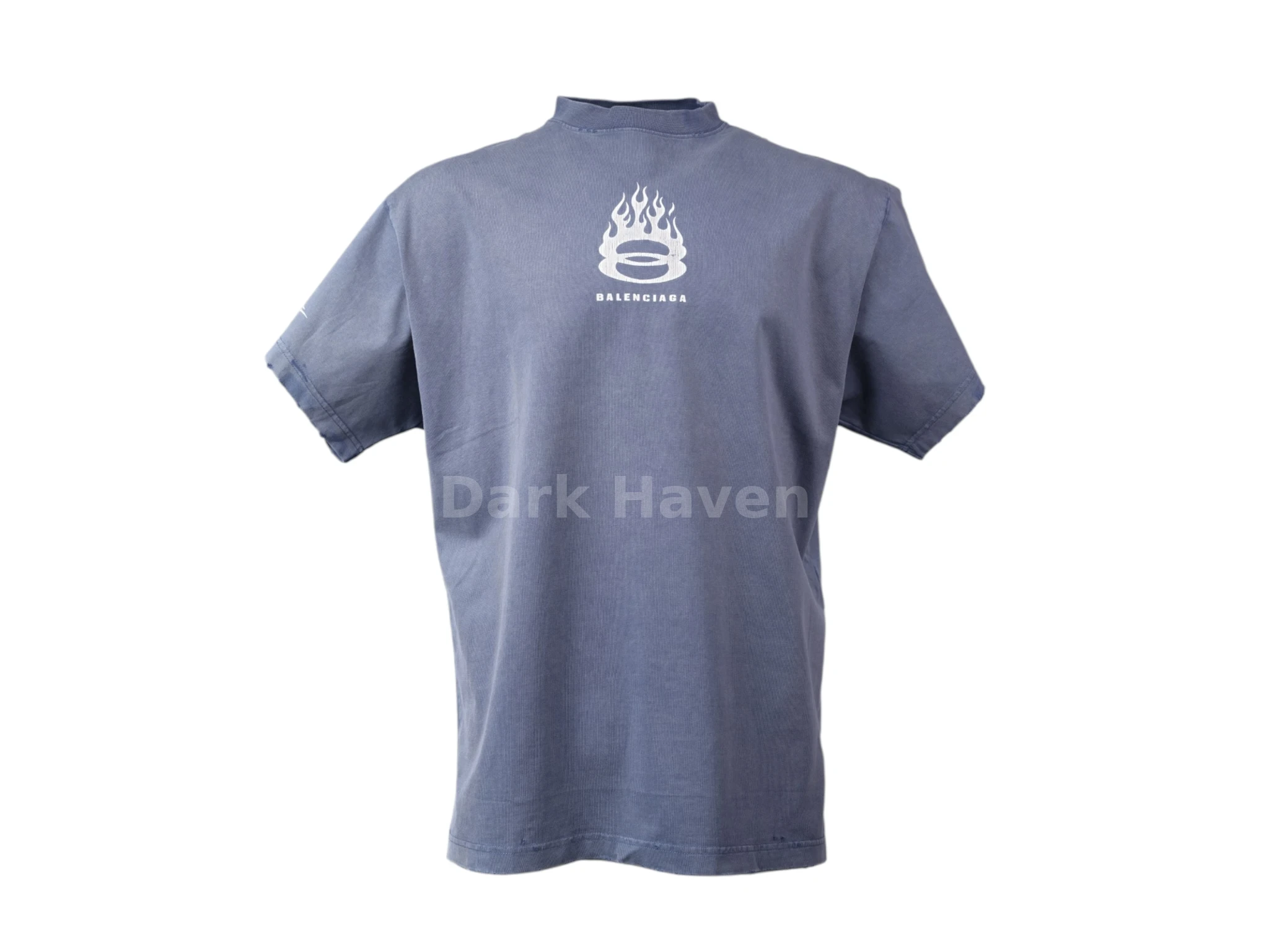 Burning Unity Oversized T-Shirt Blue