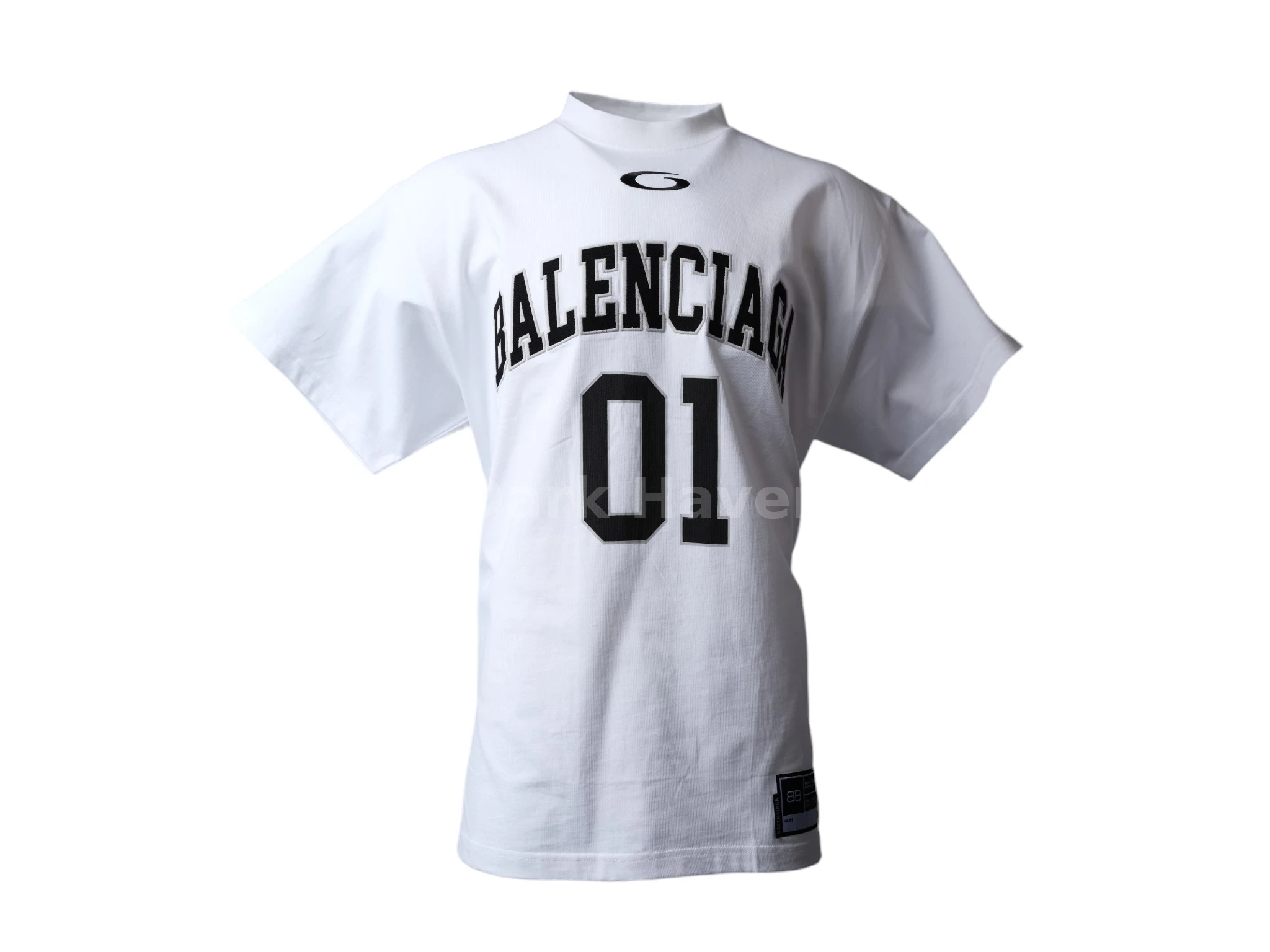 Basketball Series Oversized White T-Shirt