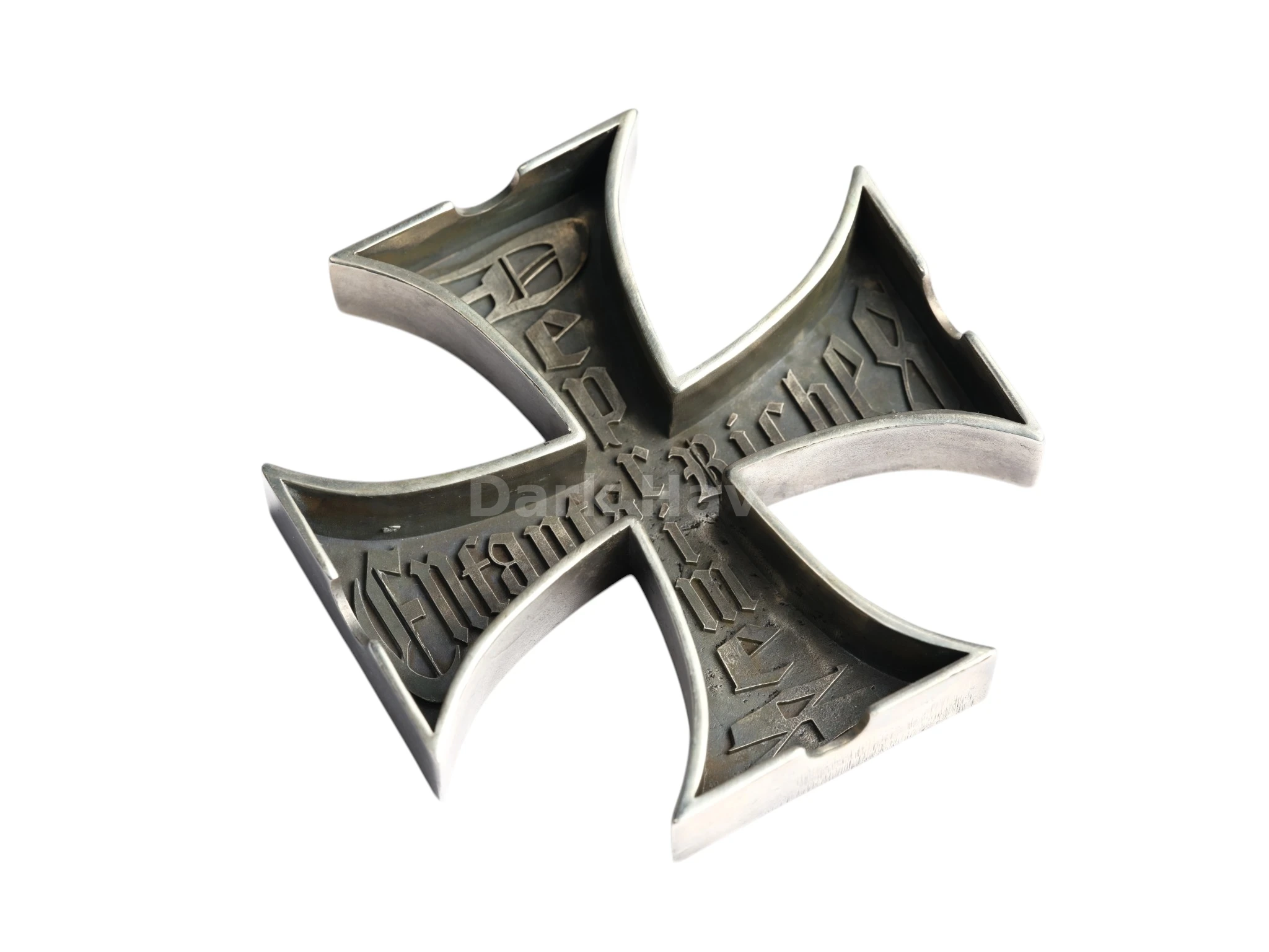 Gothic Iron Cross Pendant Ashtray