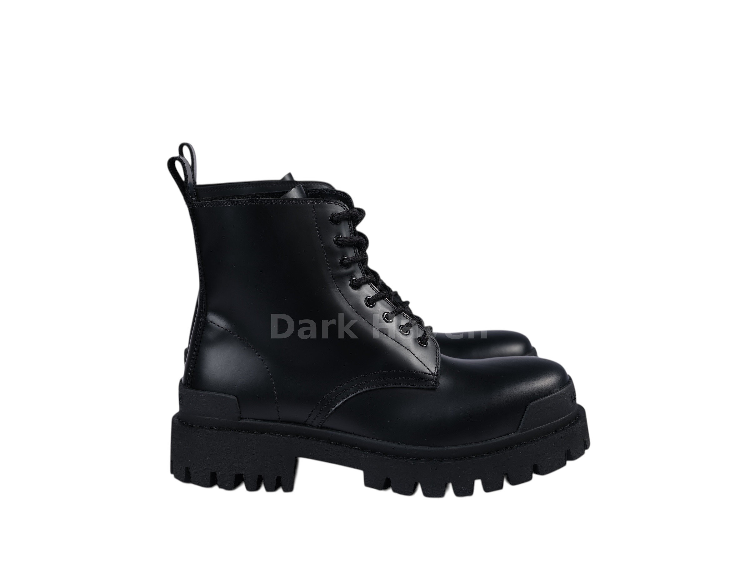 Balenciaga Strike Boots Leather Black