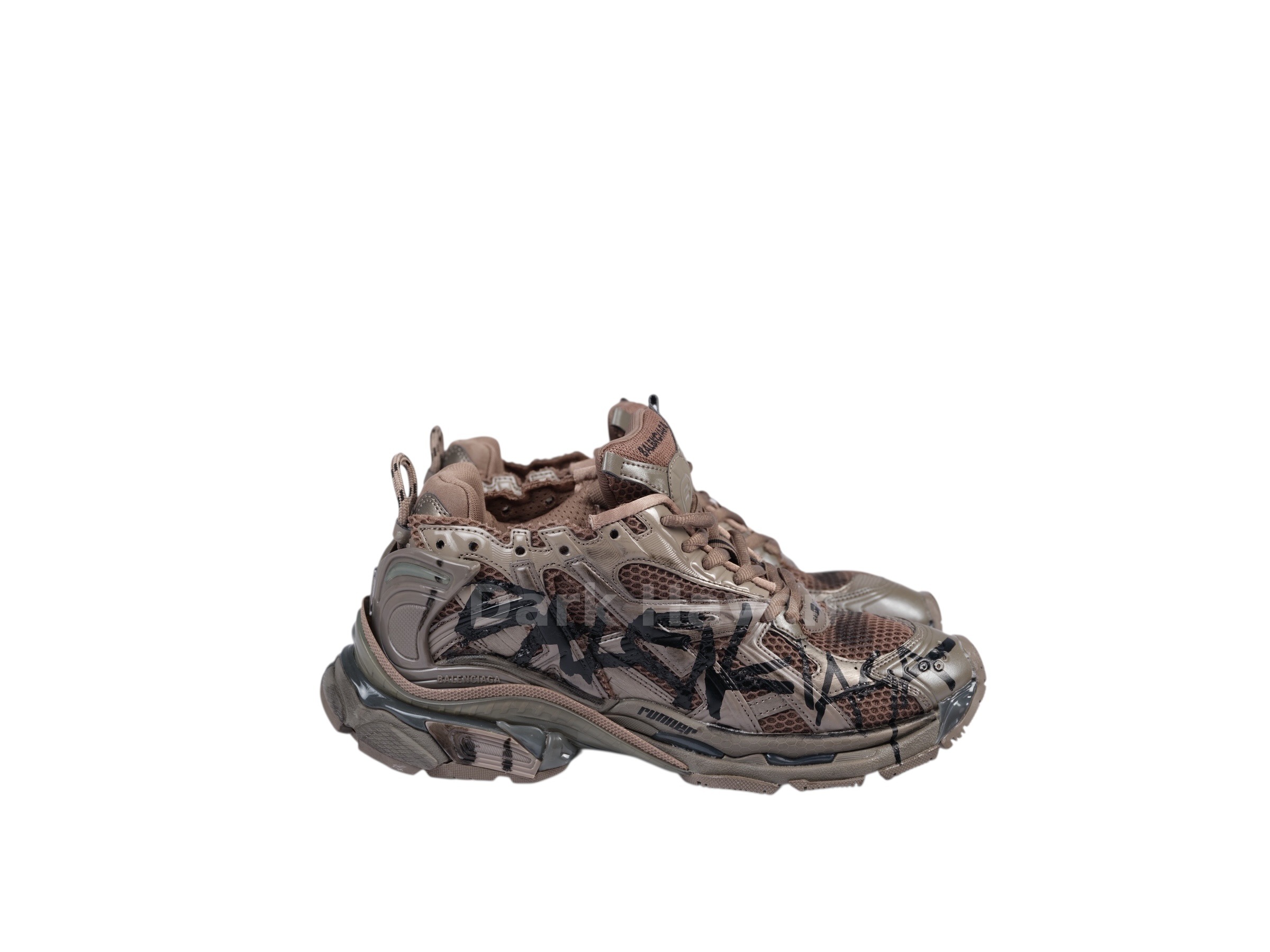 Runner Graffiti Dark Taupe / Black