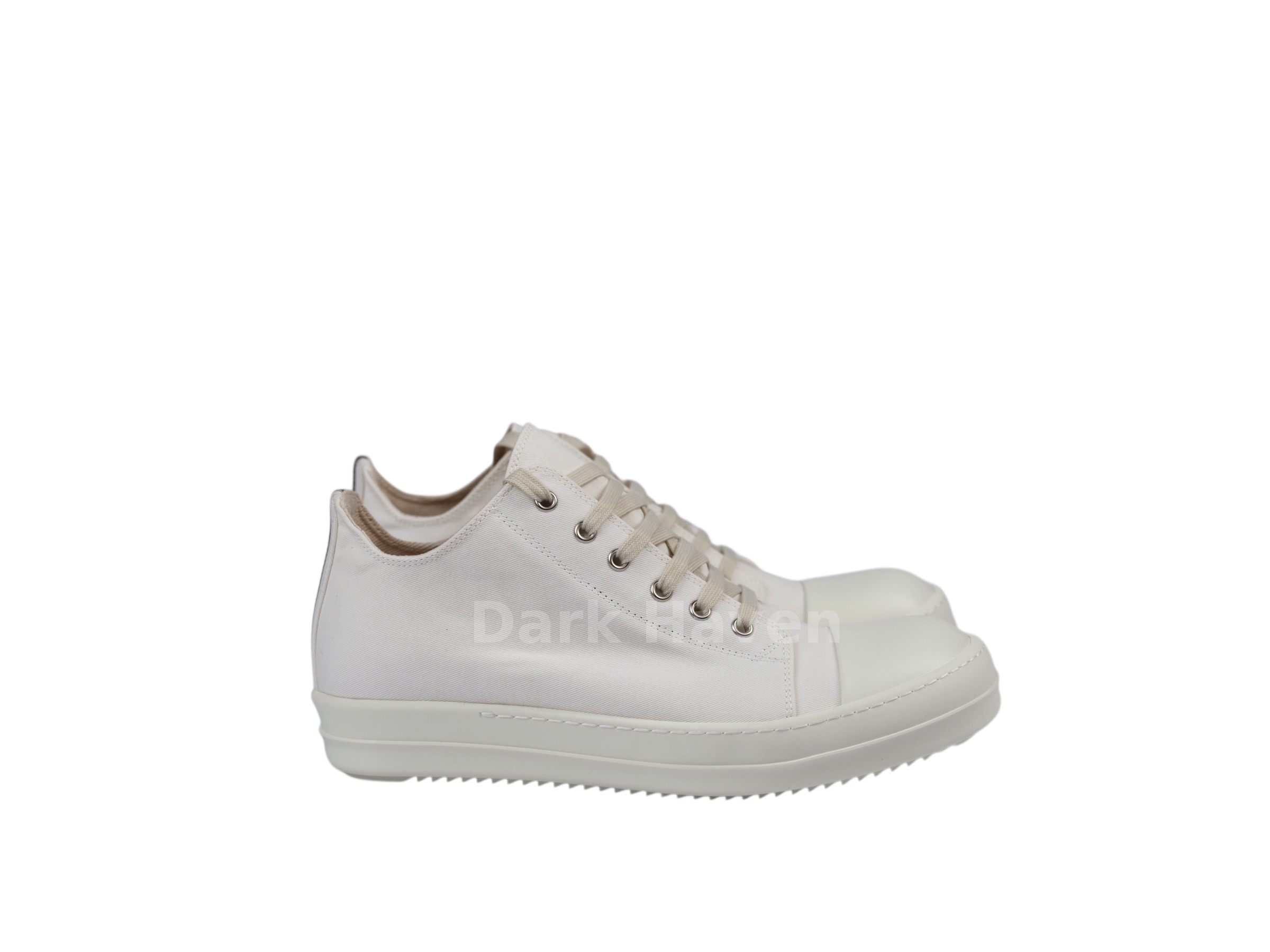 Chalk White Ramones Low Top Sneakers