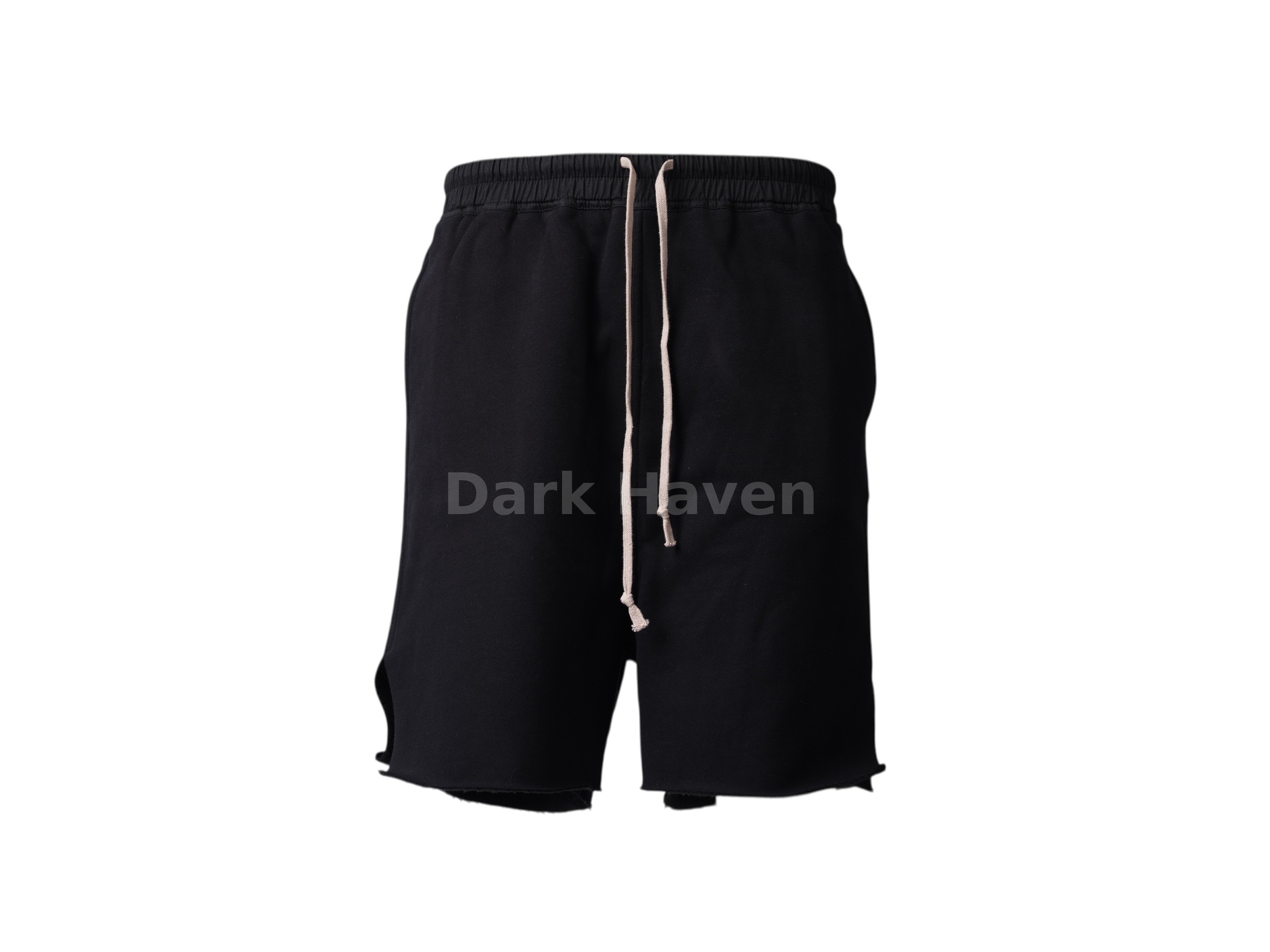Cotton Drawstring Shorts Black