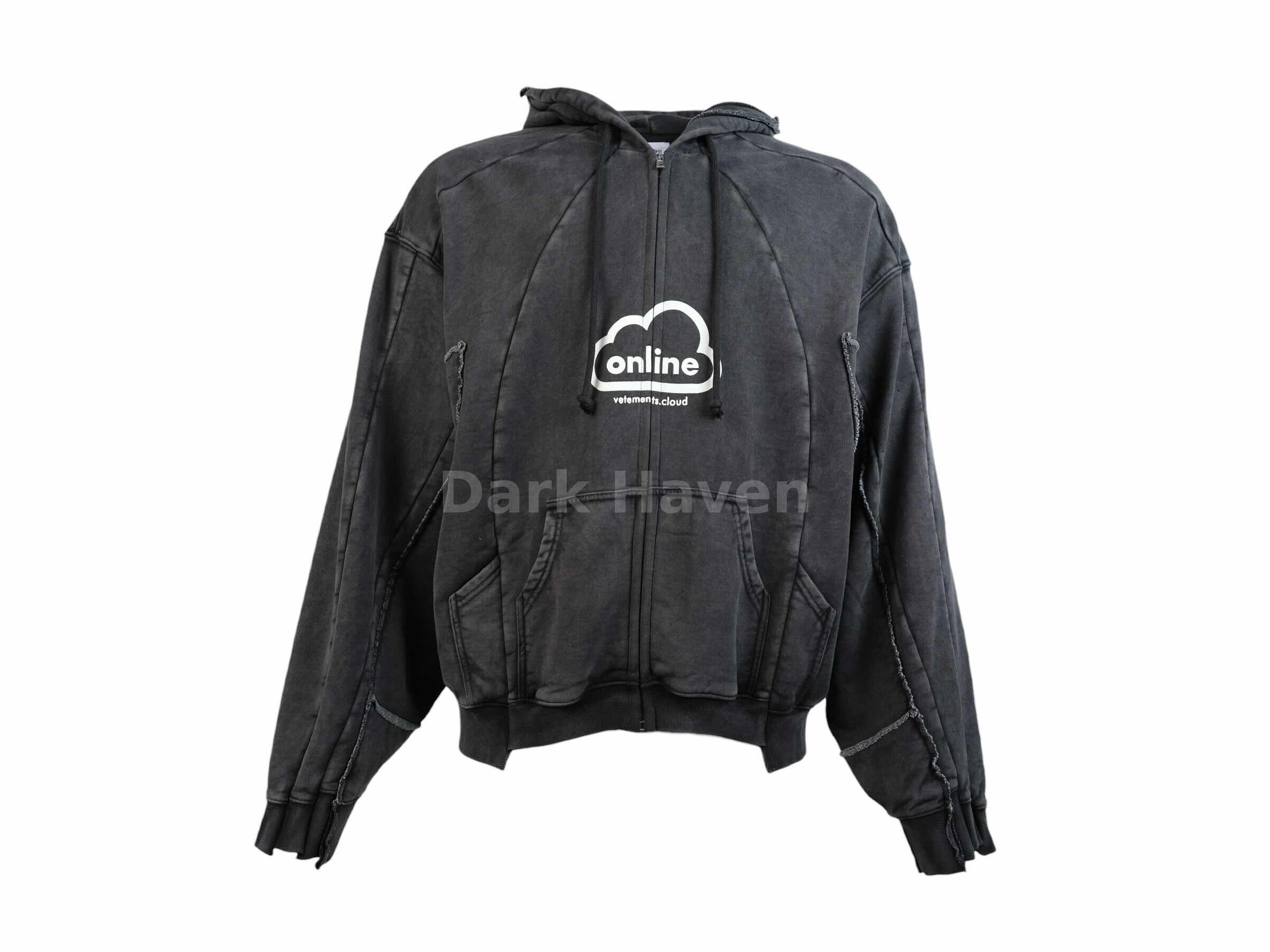 Cloud Zip Up Hoodie Grey