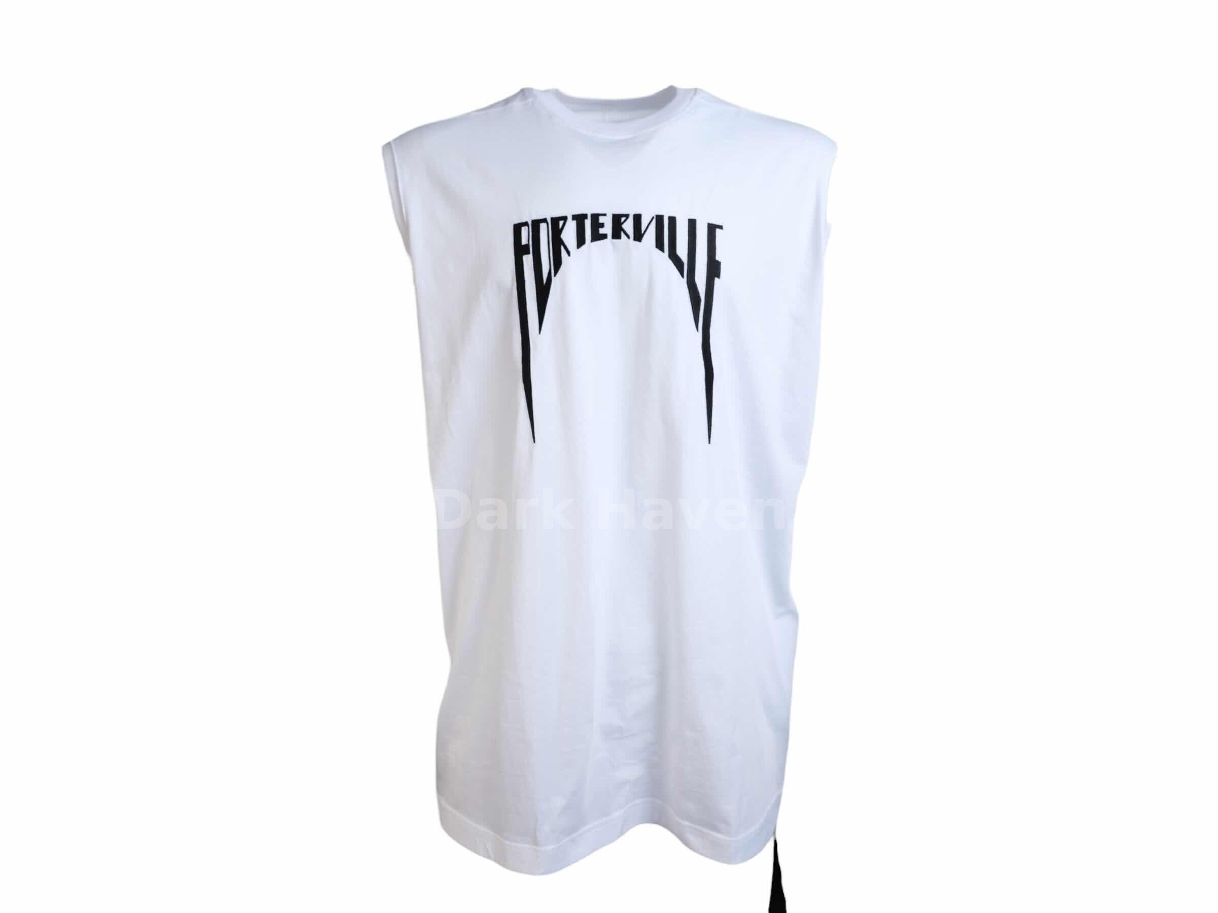 PORTERVILLE F/W 24 Sleeveless Logo Tee White