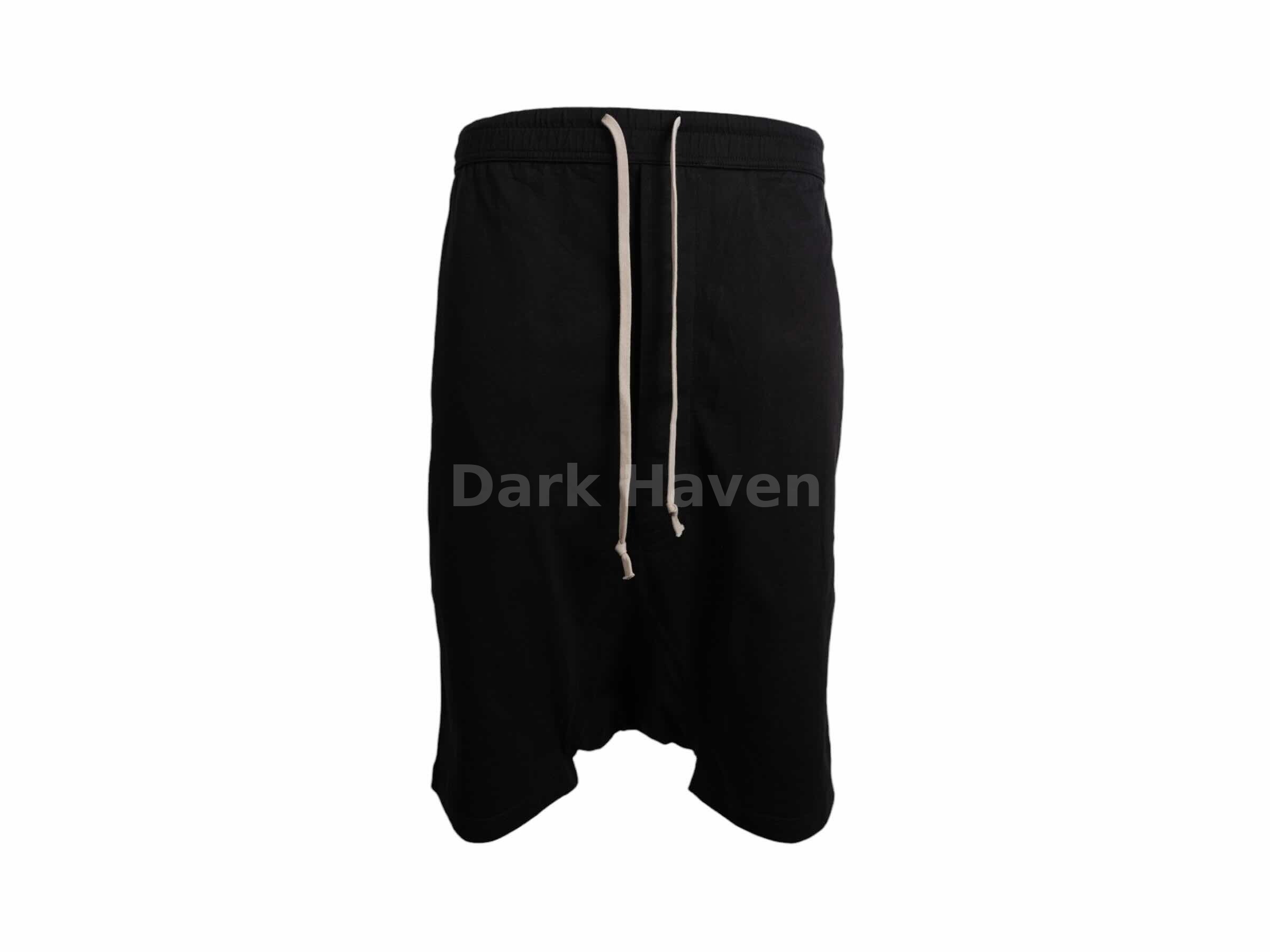 Rick Owens Cotton Drawstring Pods Shorts