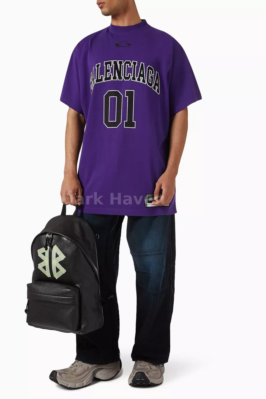 Purple Basketball Series Oversized T-shirt