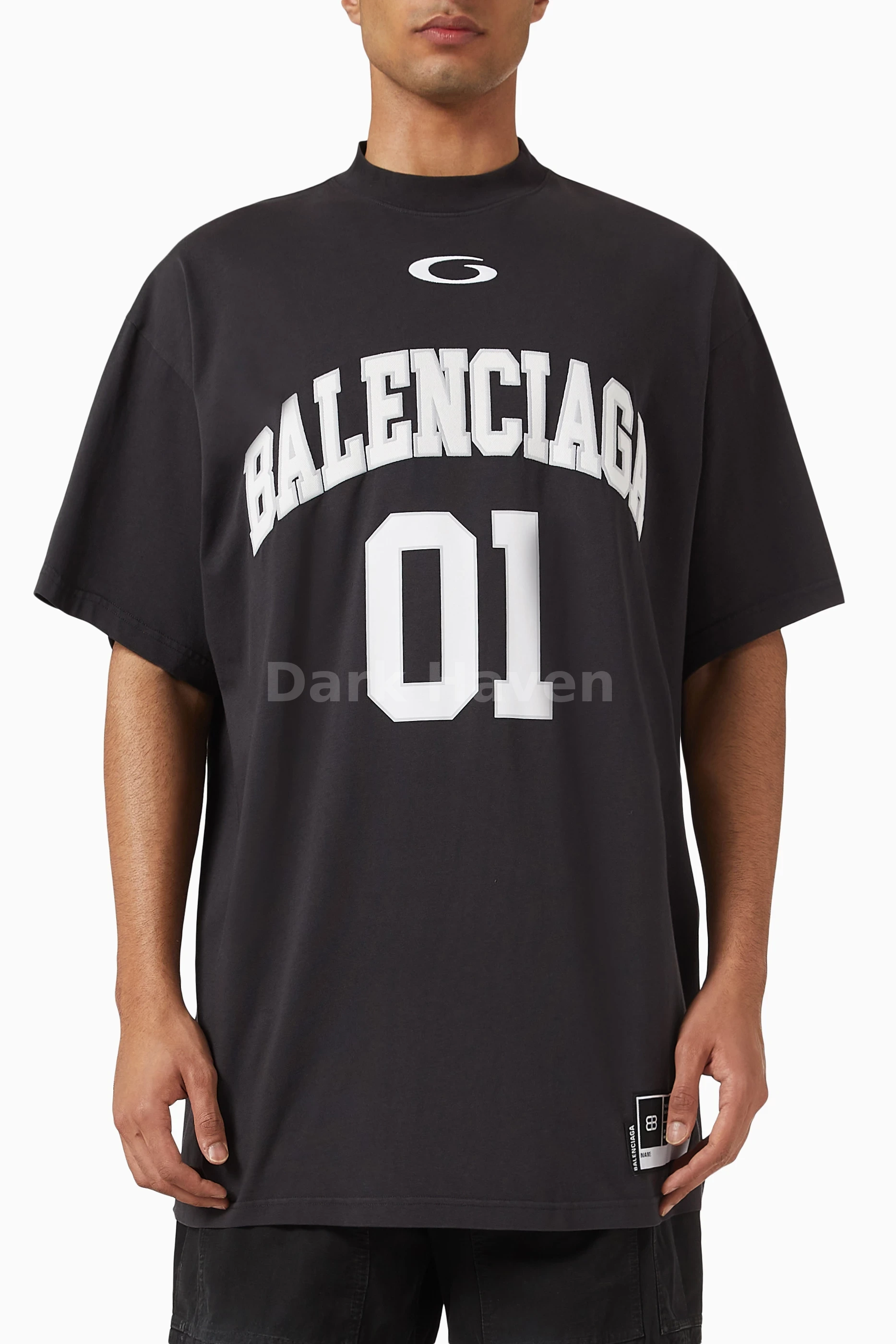 Basketball Series Oversized T-shirt Black