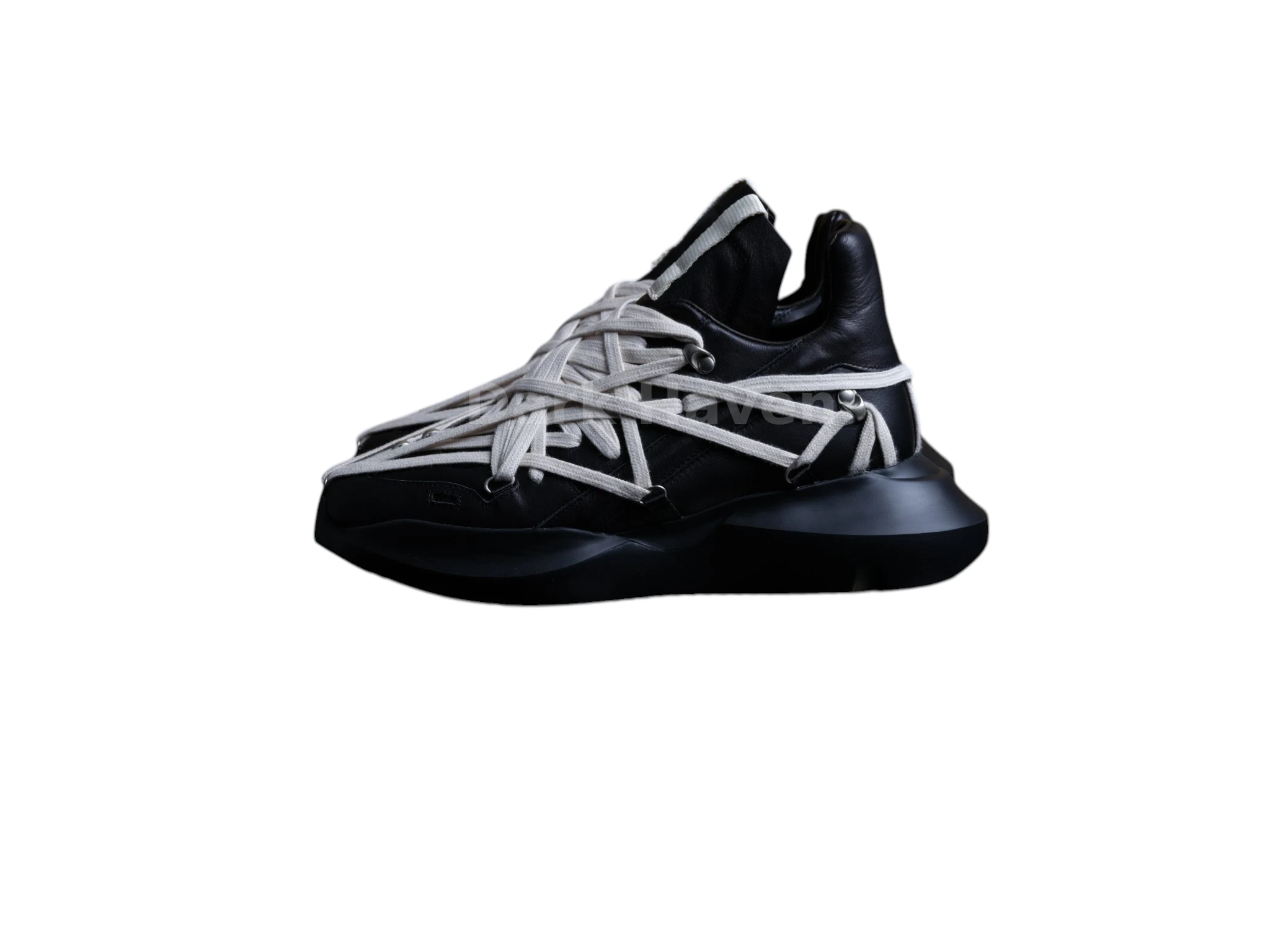 Megalace Geth Runner Black Sneakers