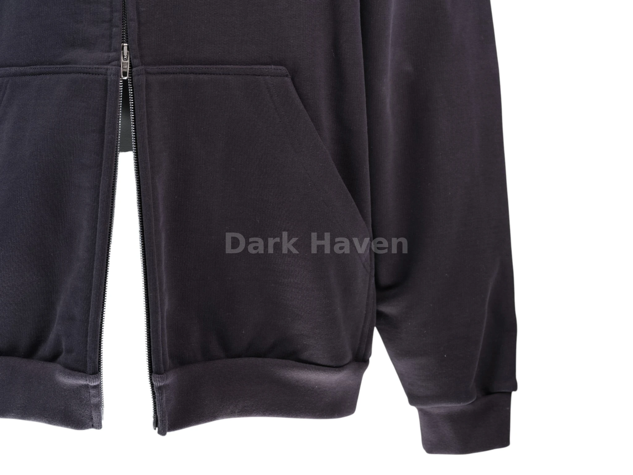 Scarf Zip-Up Hoodie
