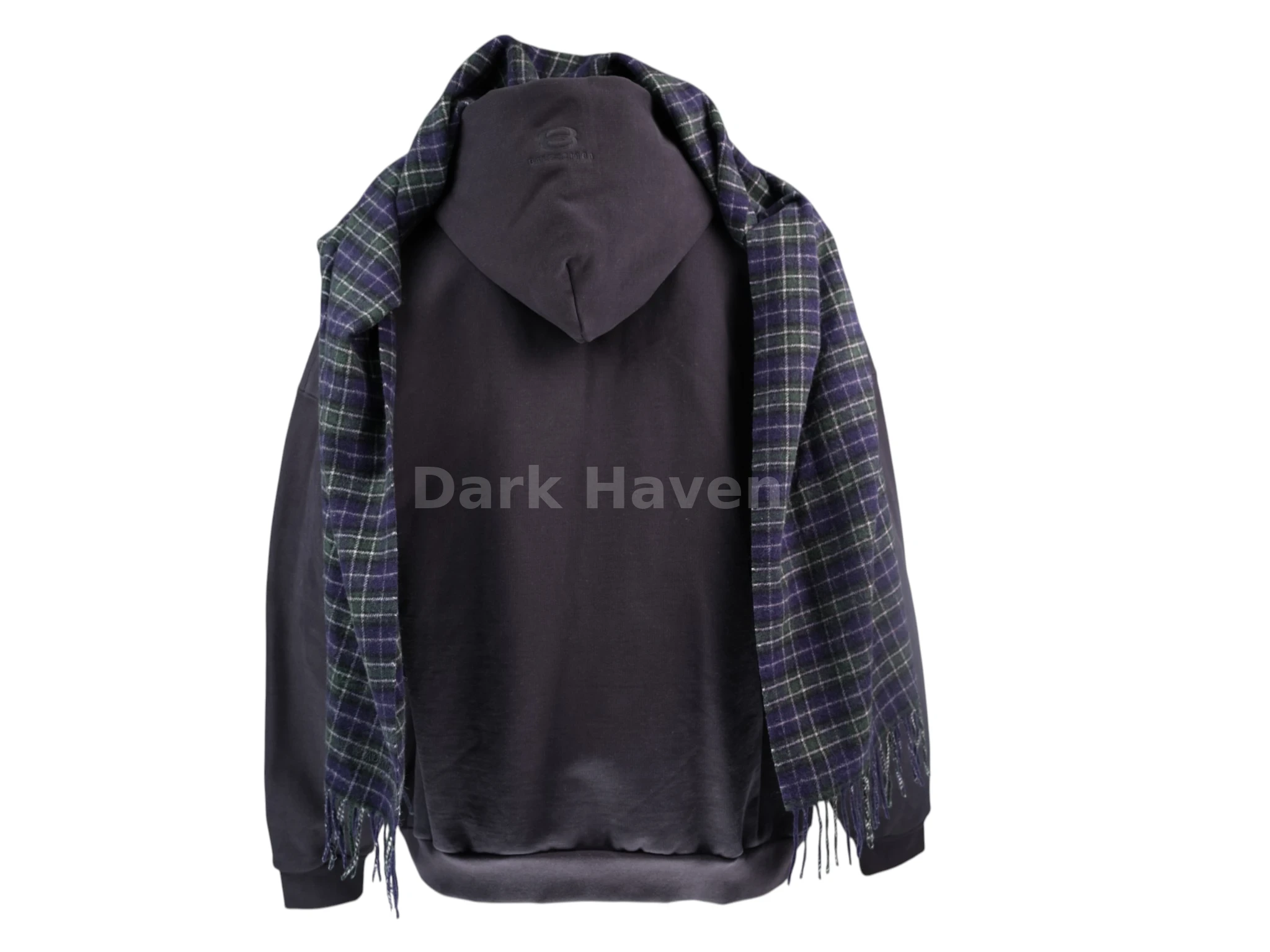Scarf Zip-Up Hoodie