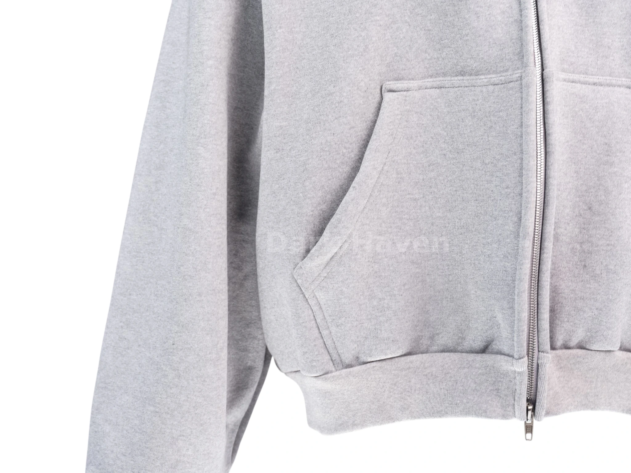Unity "8" Logo Zip-Up Hoodie Grey
