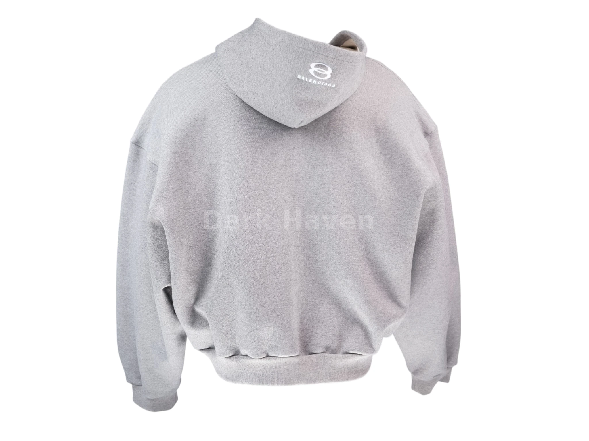 Unity "8" Logo Zip-Up Hoodie Grey