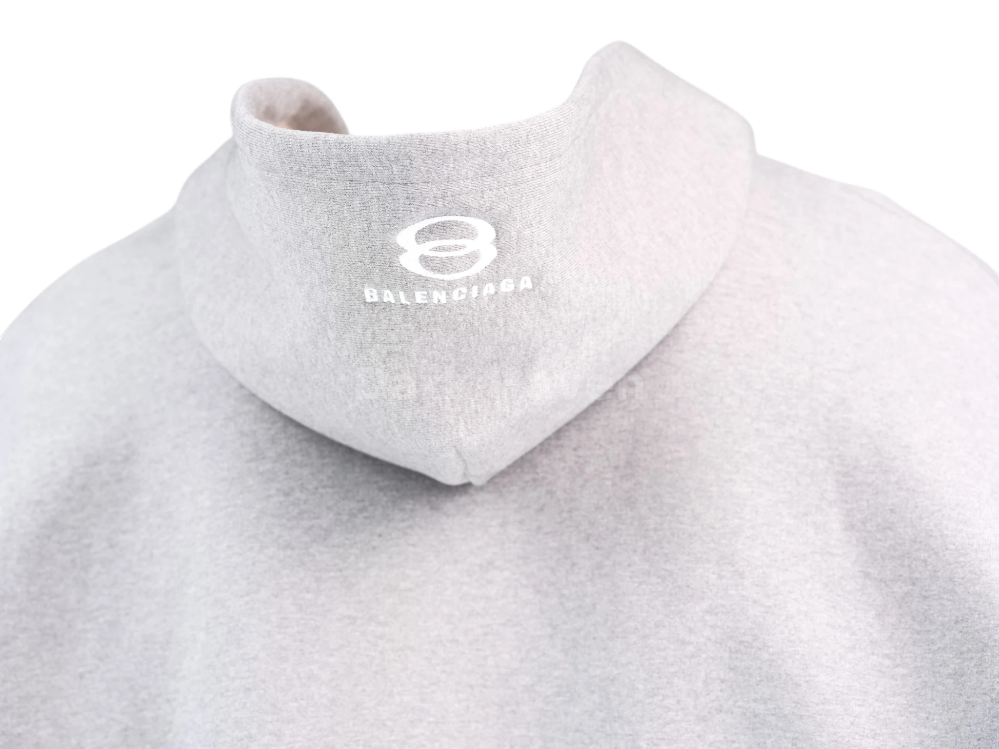 Unity "8" Logo Zip-Up Hoodie Grey