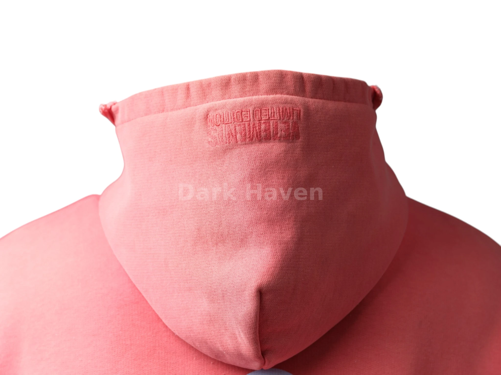 Online Cloud Print Zip-Up Hoodie Coral/Faded Red