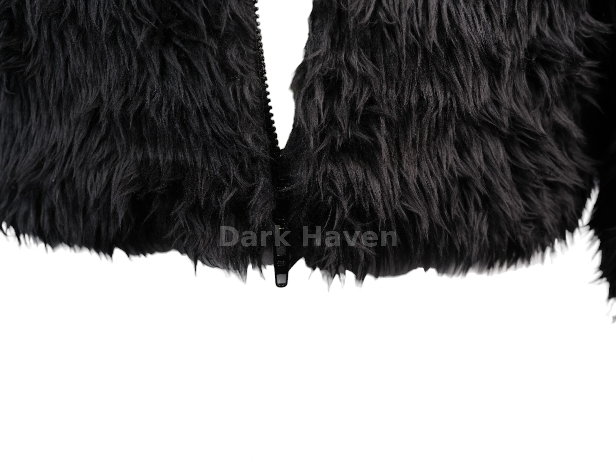 Shaggy Faux-Fur Zip-Up Jacket