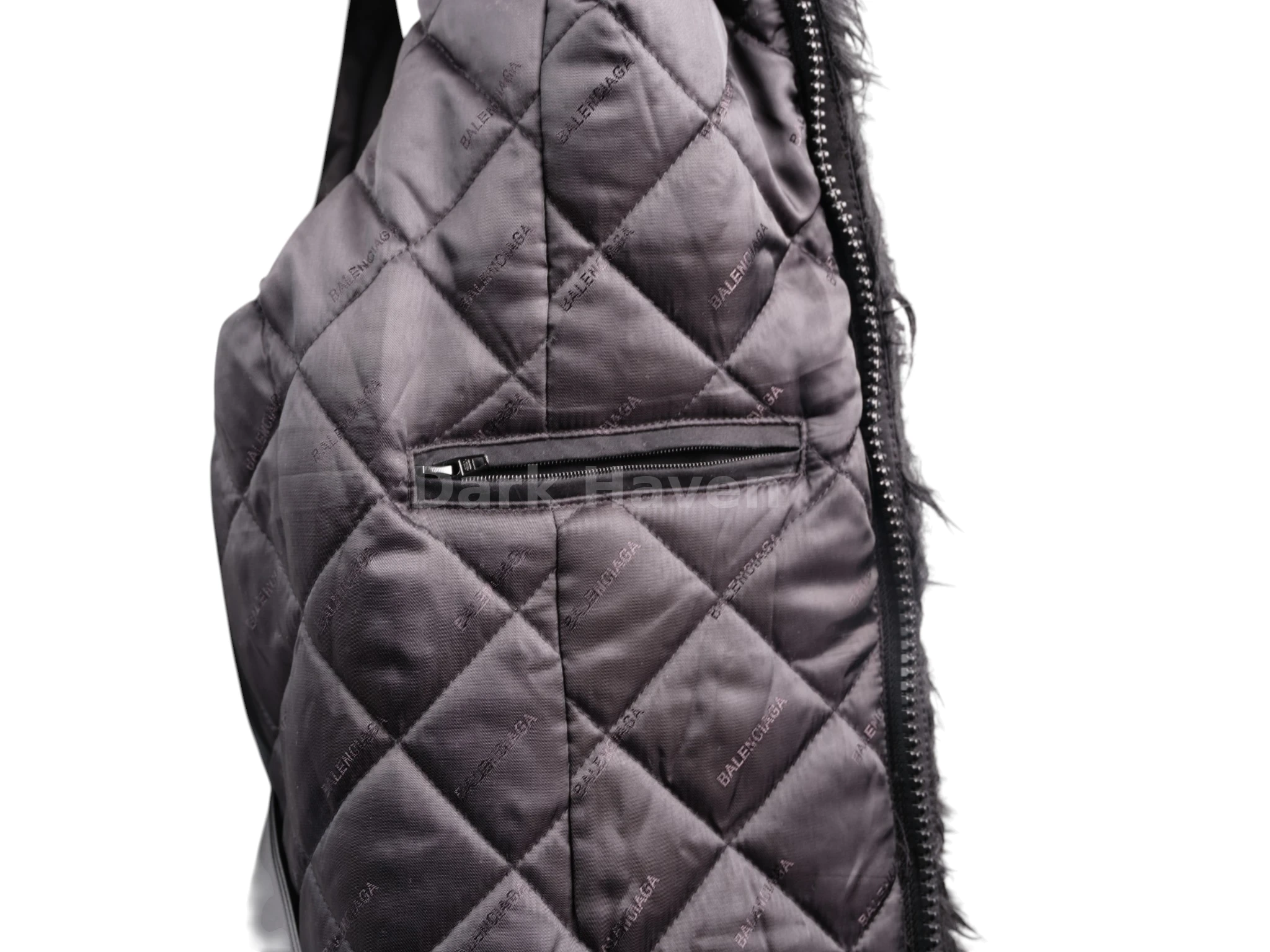 Shaggy Faux-Fur Zip-Up Jacket
