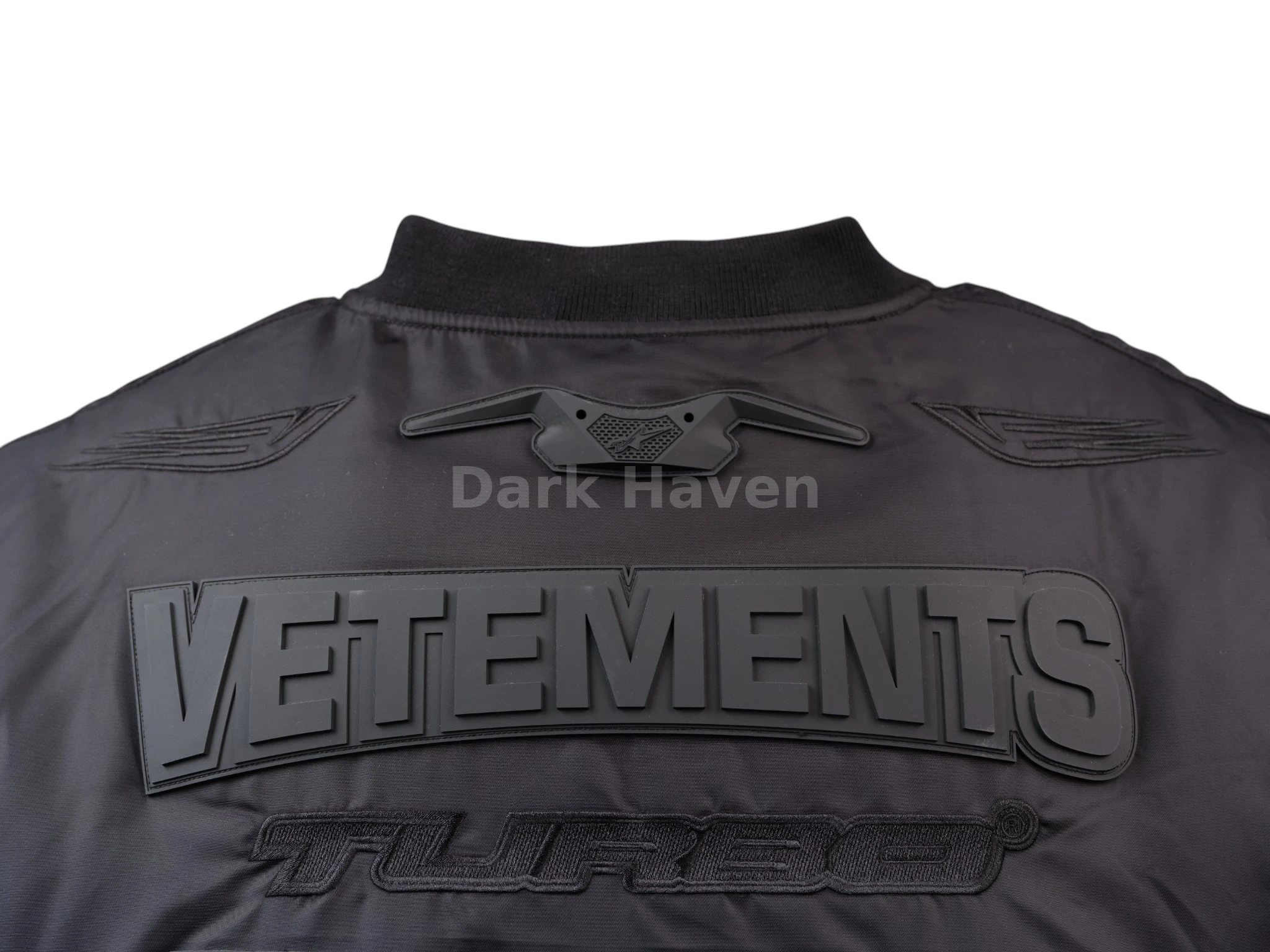 Alpha Industries Triple Black Racing Patch Bomber