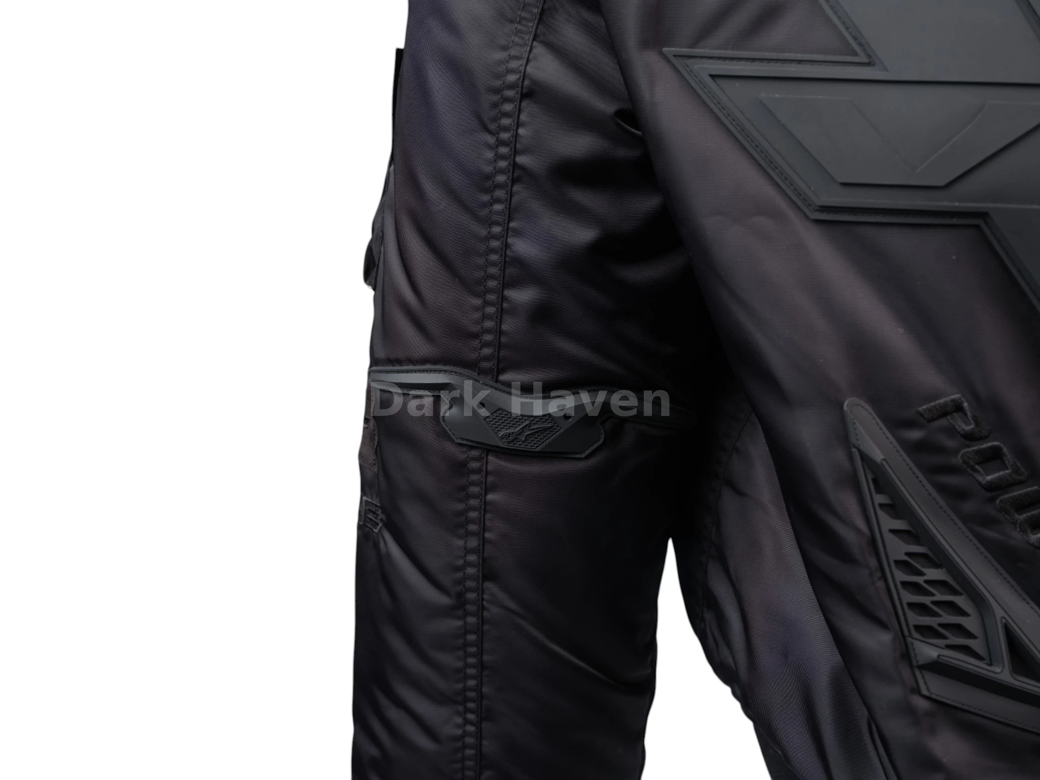 Alpha Industries Triple Black Racing Patch Bomber