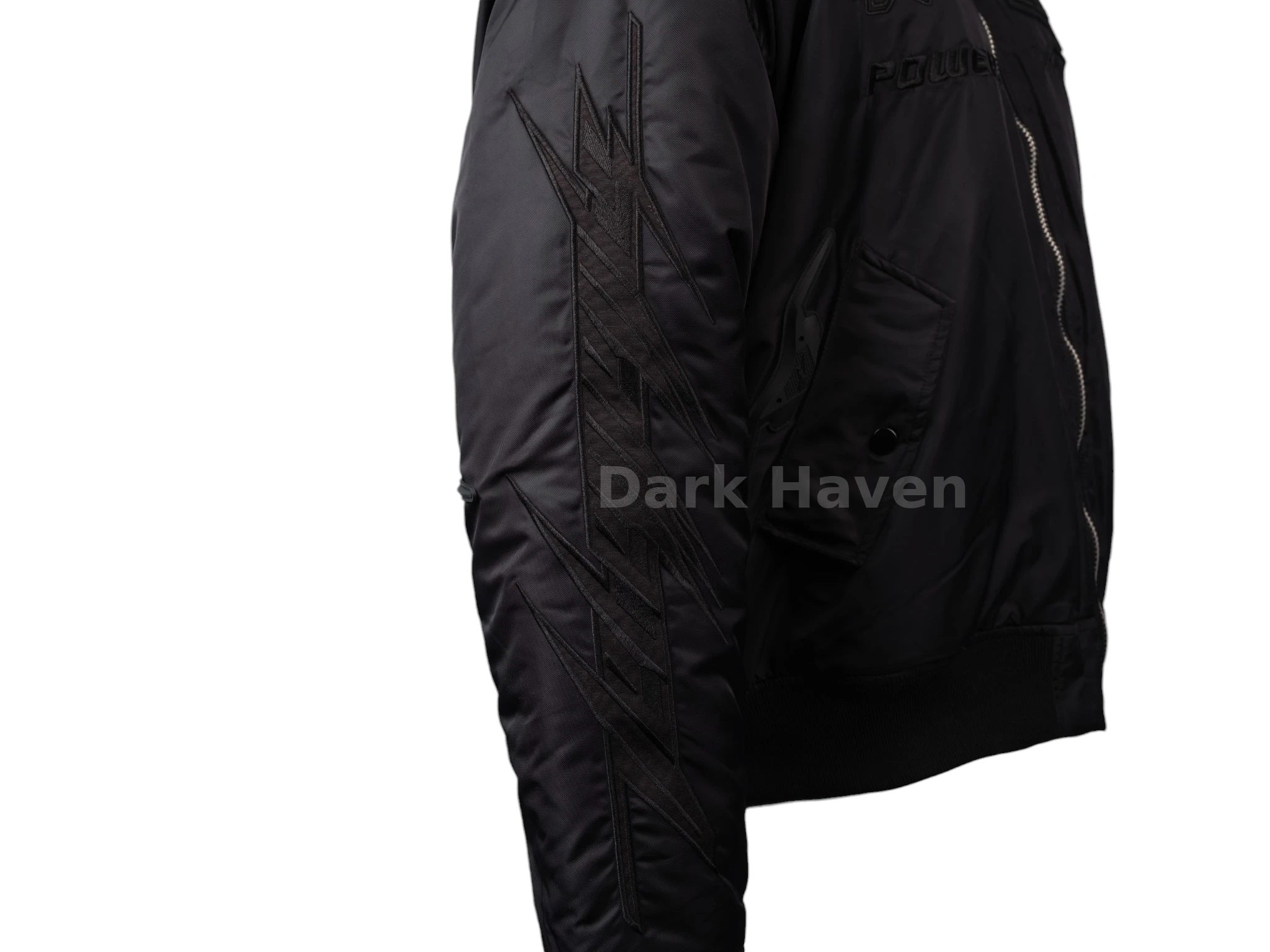 Alpha Industries Triple Black Racing Patch Bomber