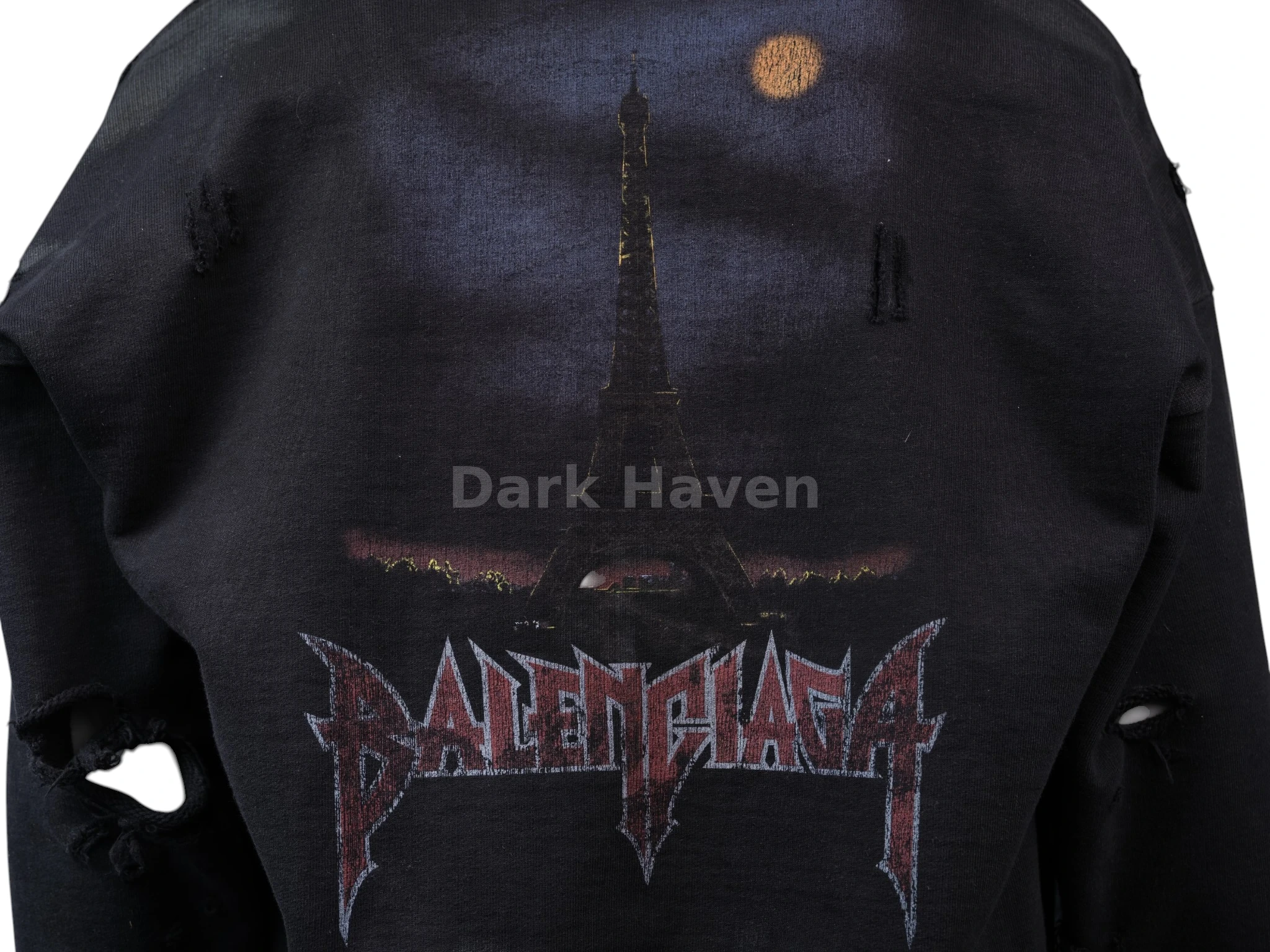 Paris Moon Zip-Up Hoodie