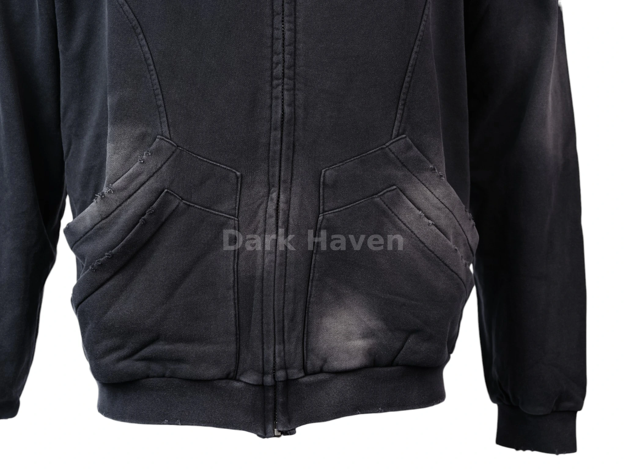 Double Pocket Zip-Up Hoodie
