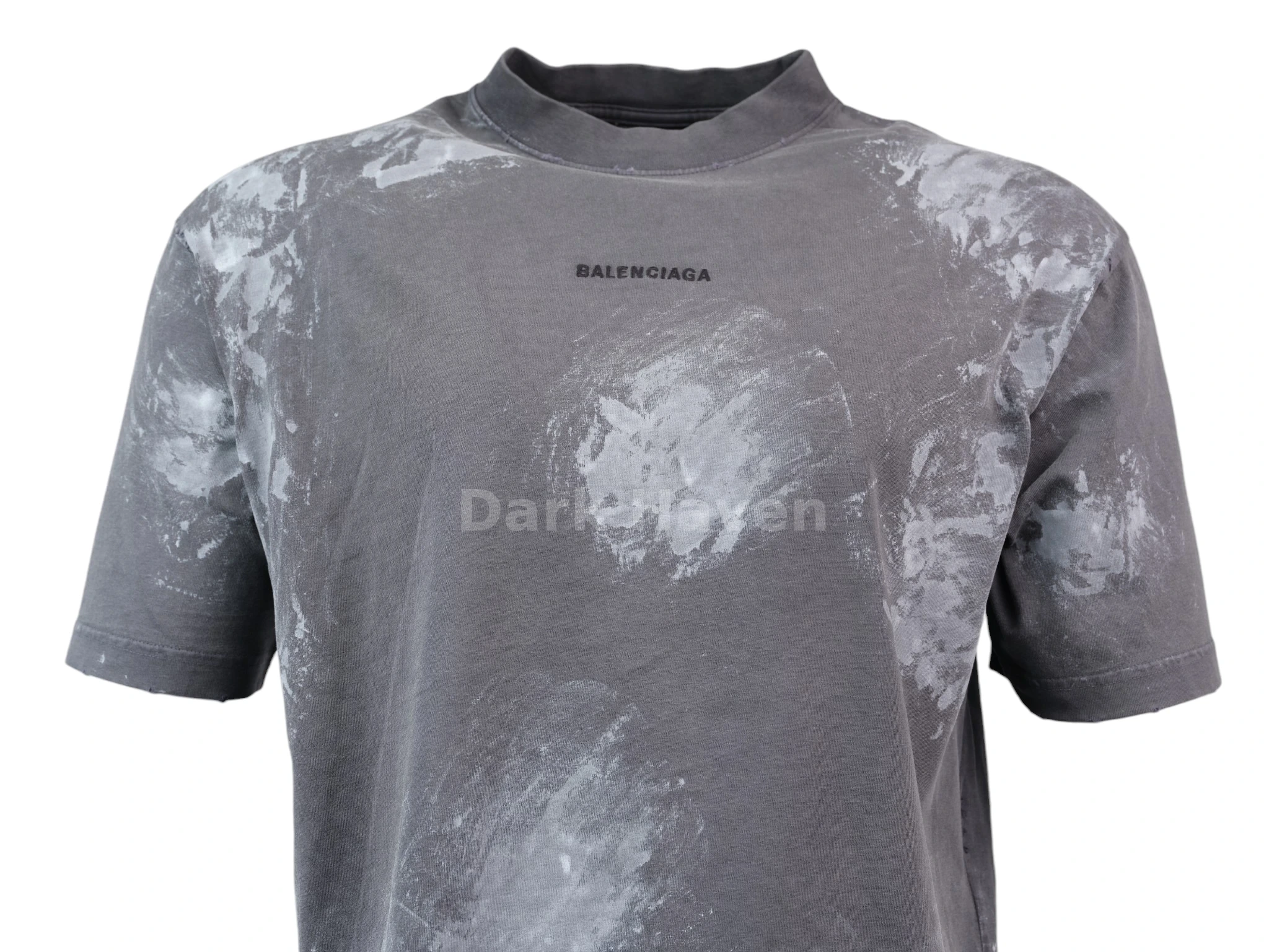 Washed Logo Oversized T-Shirt Grey