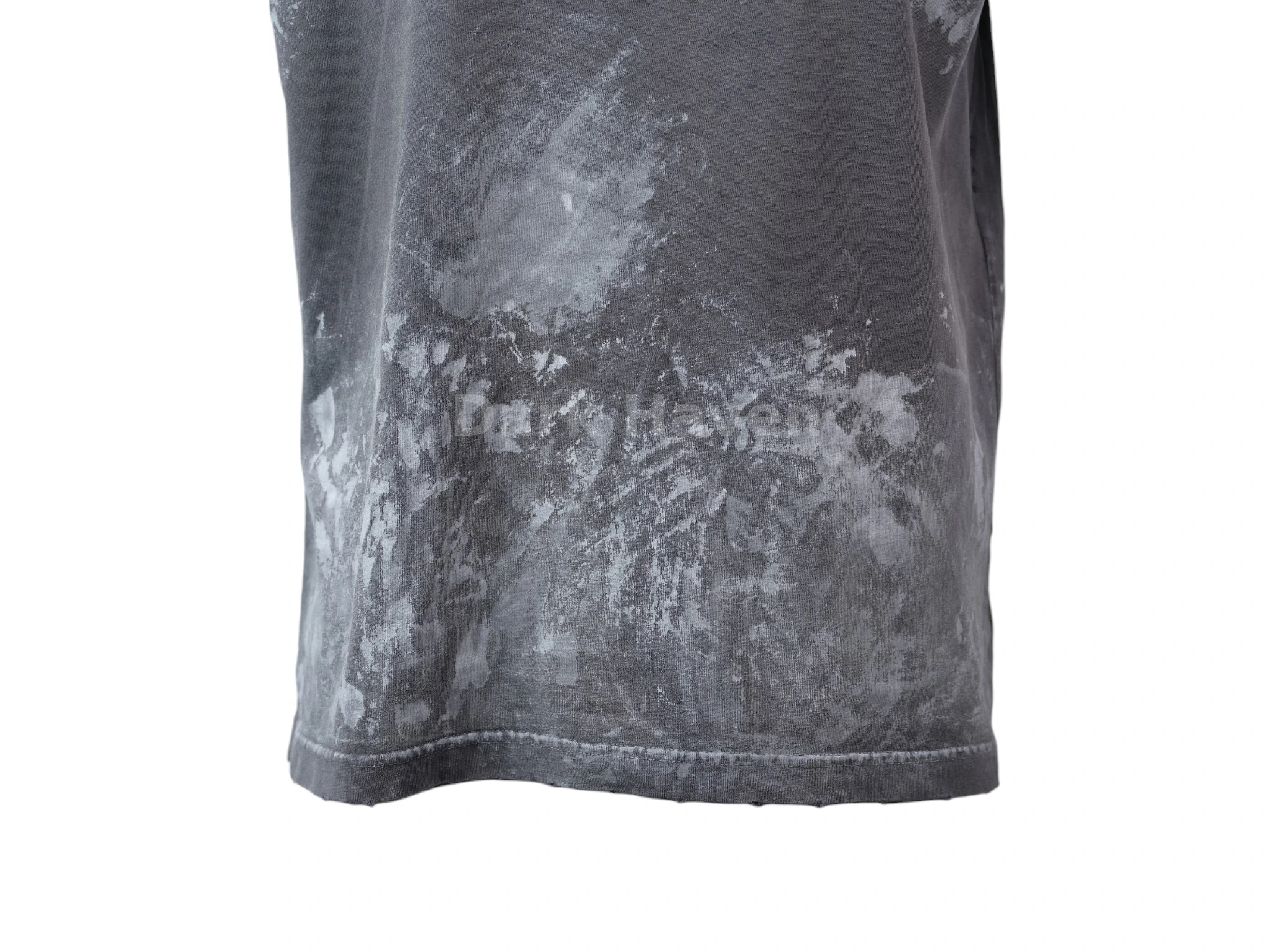 Washed Logo Oversized T-Shirt Grey