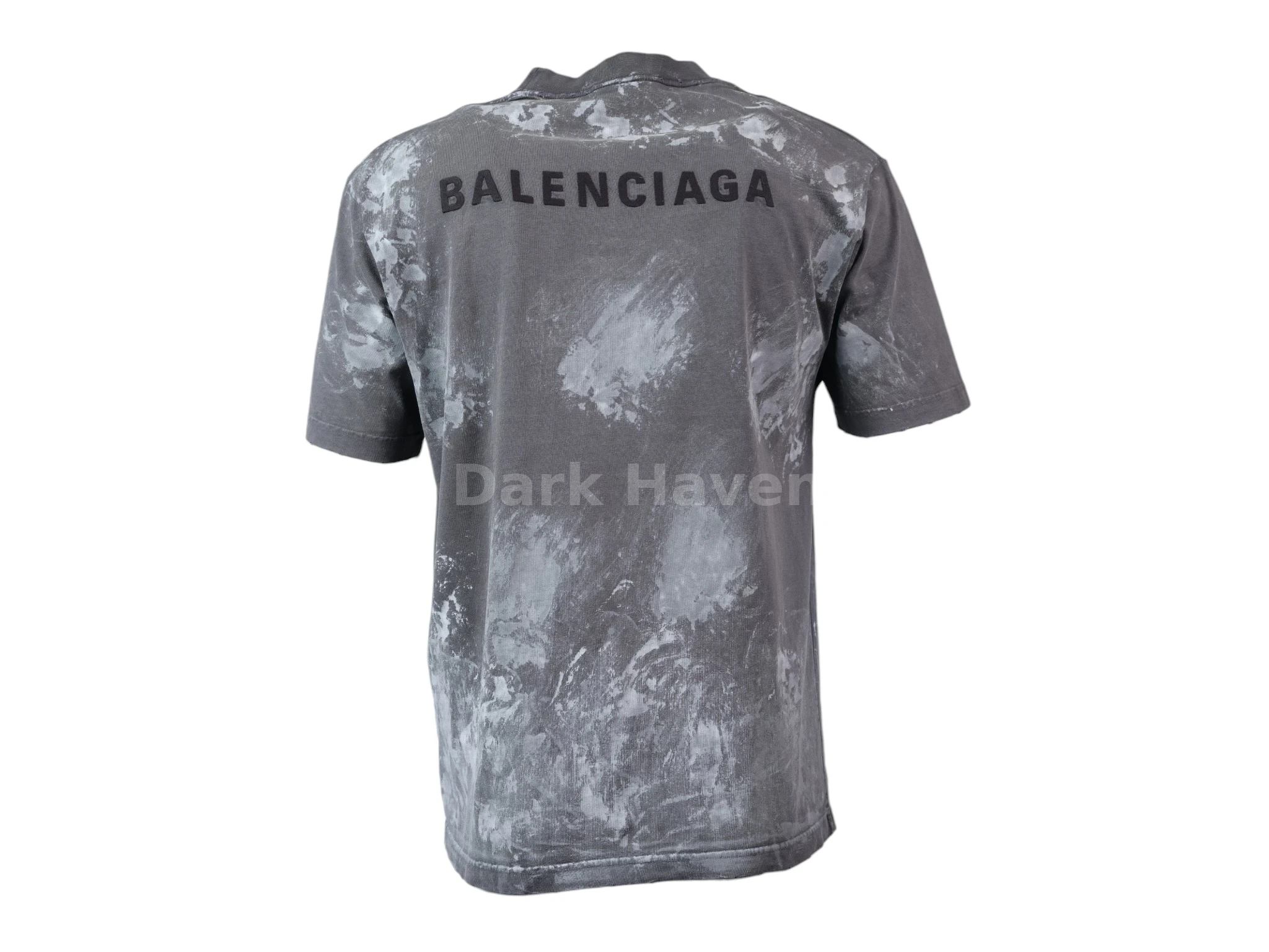 Washed Logo Oversized T-Shirt Grey