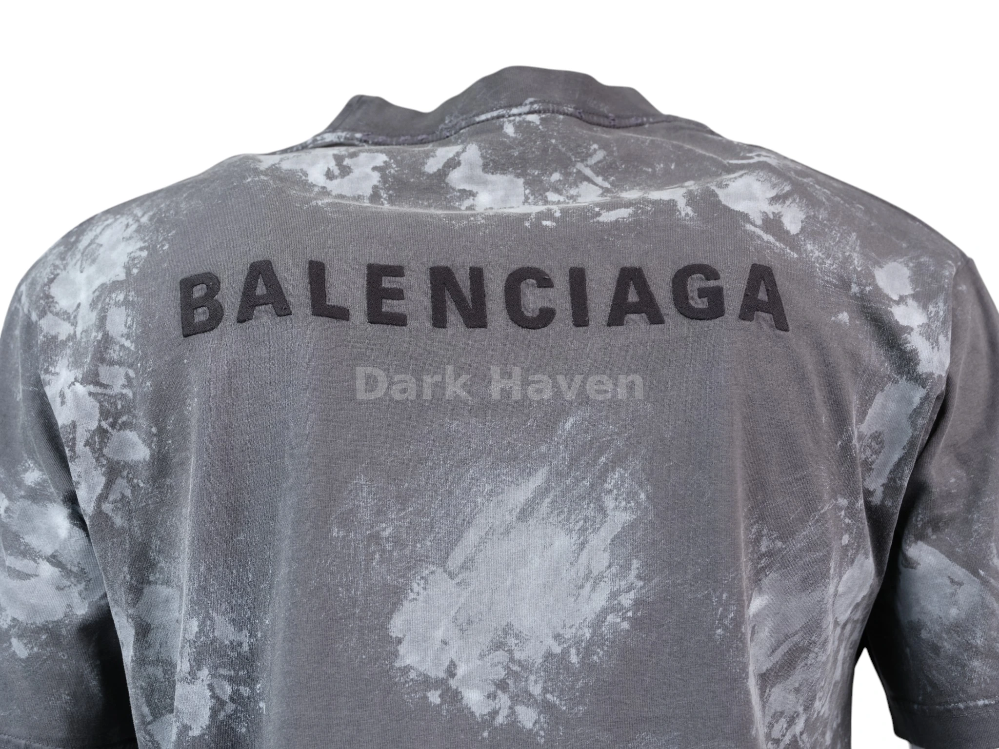 Washed Logo Oversized T-Shirt Grey