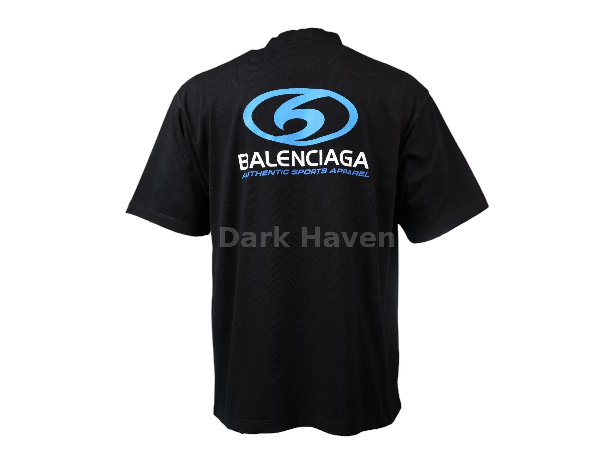 Surfer Cracked Vintage Cotton T-shirt Black