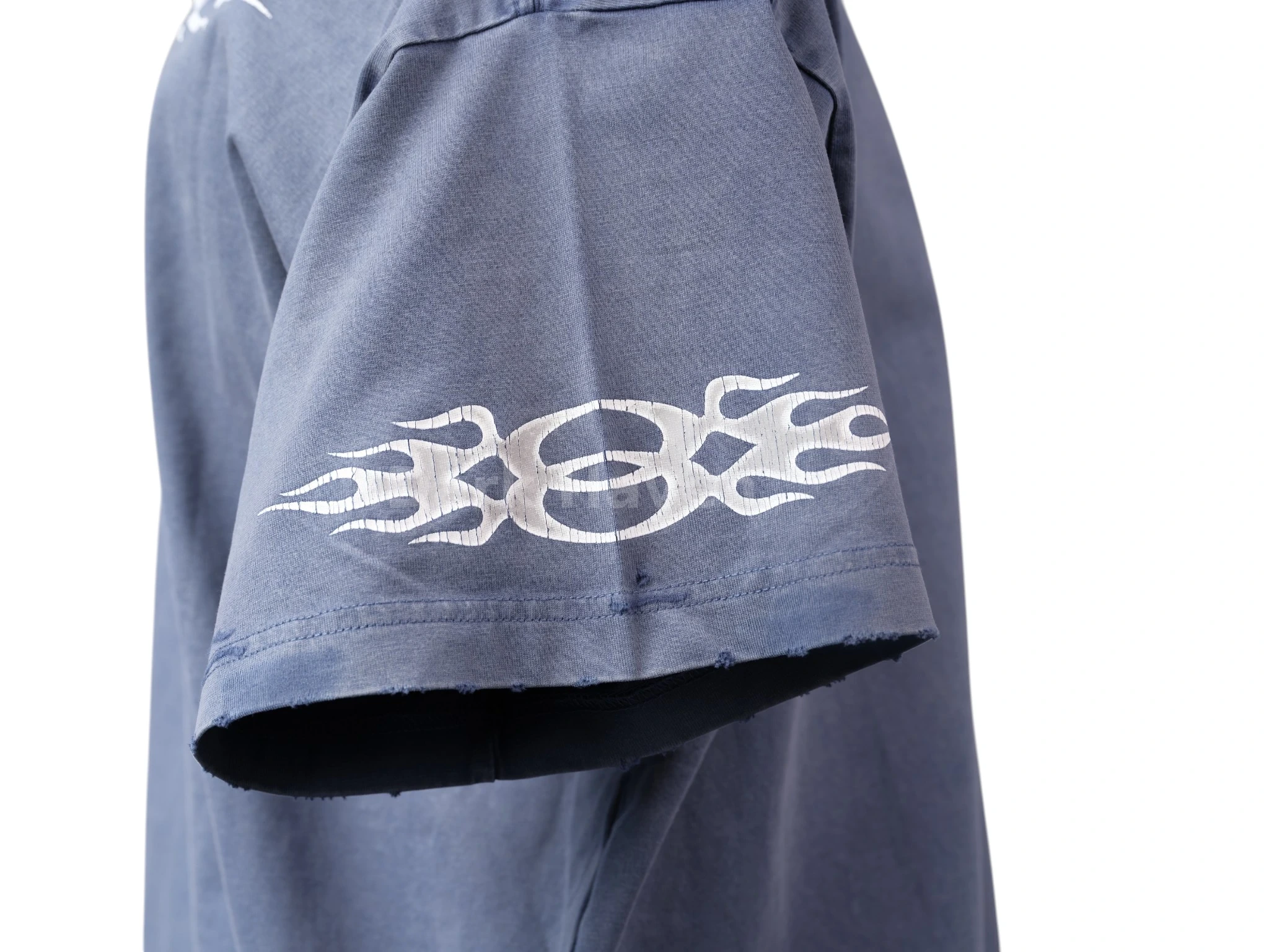 Burning Unity Oversized T-Shirt Blue