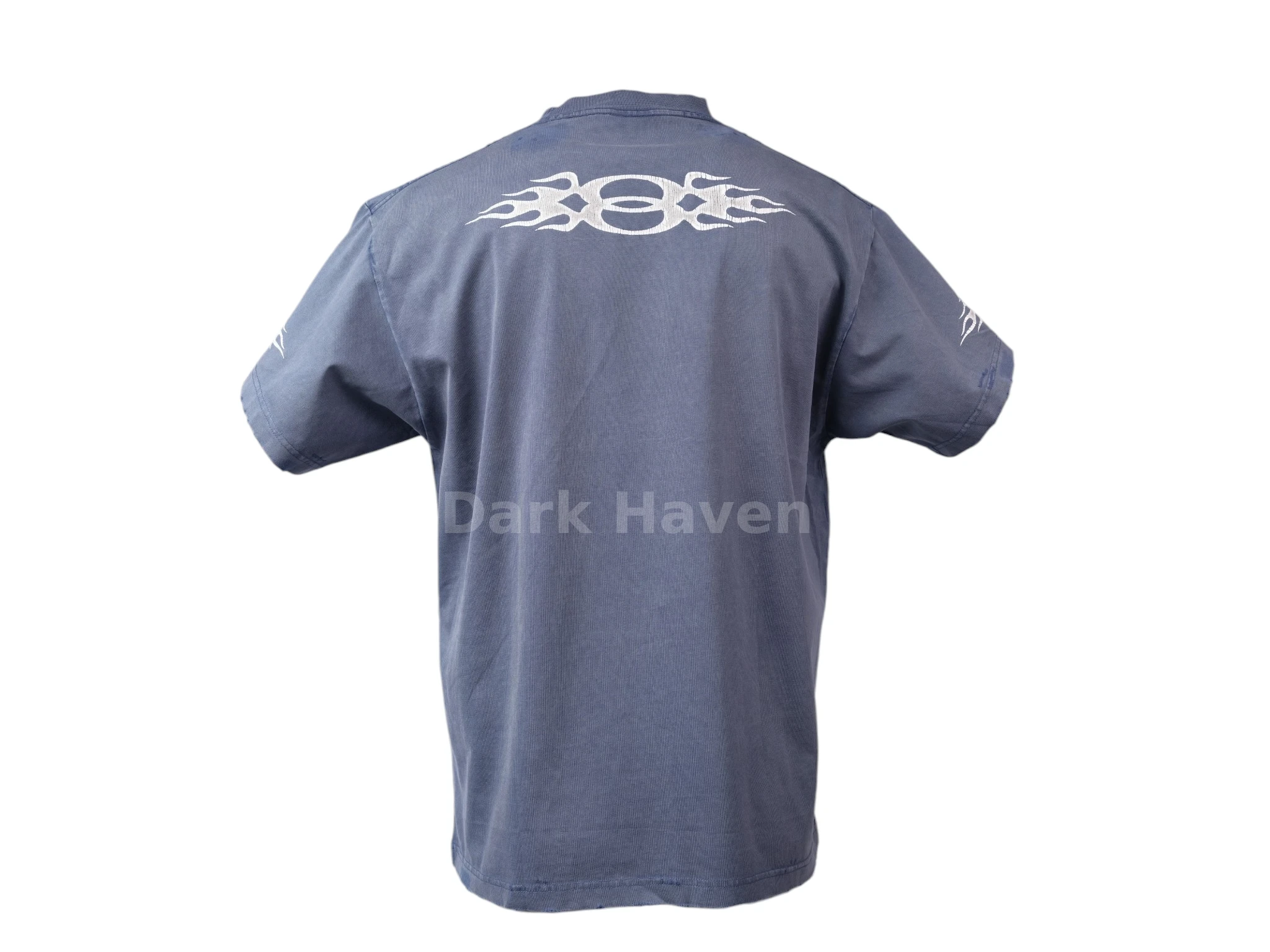 Burning Unity Oversized T-Shirt Blue