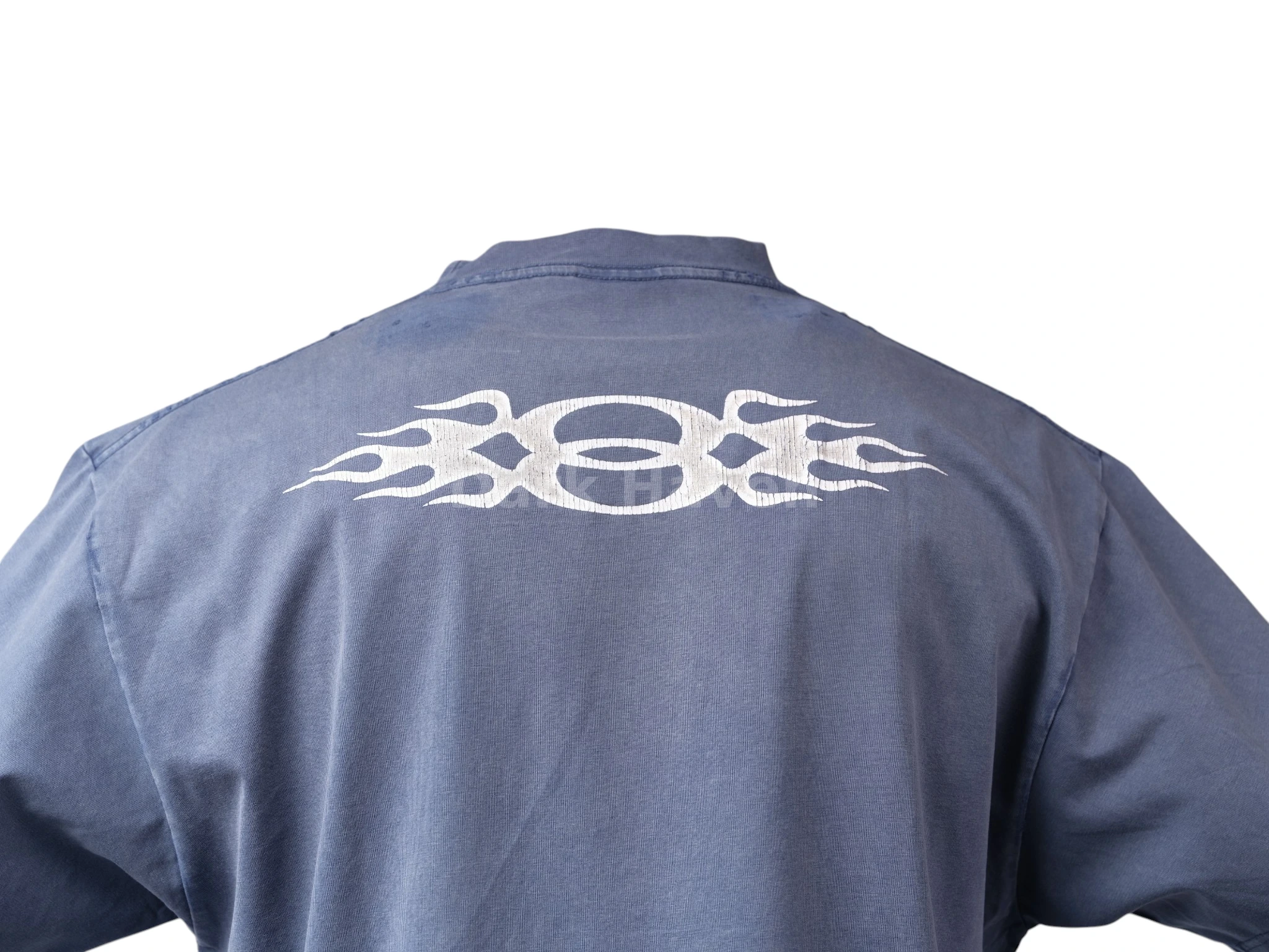 Burning Unity Oversized T-Shirt Blue