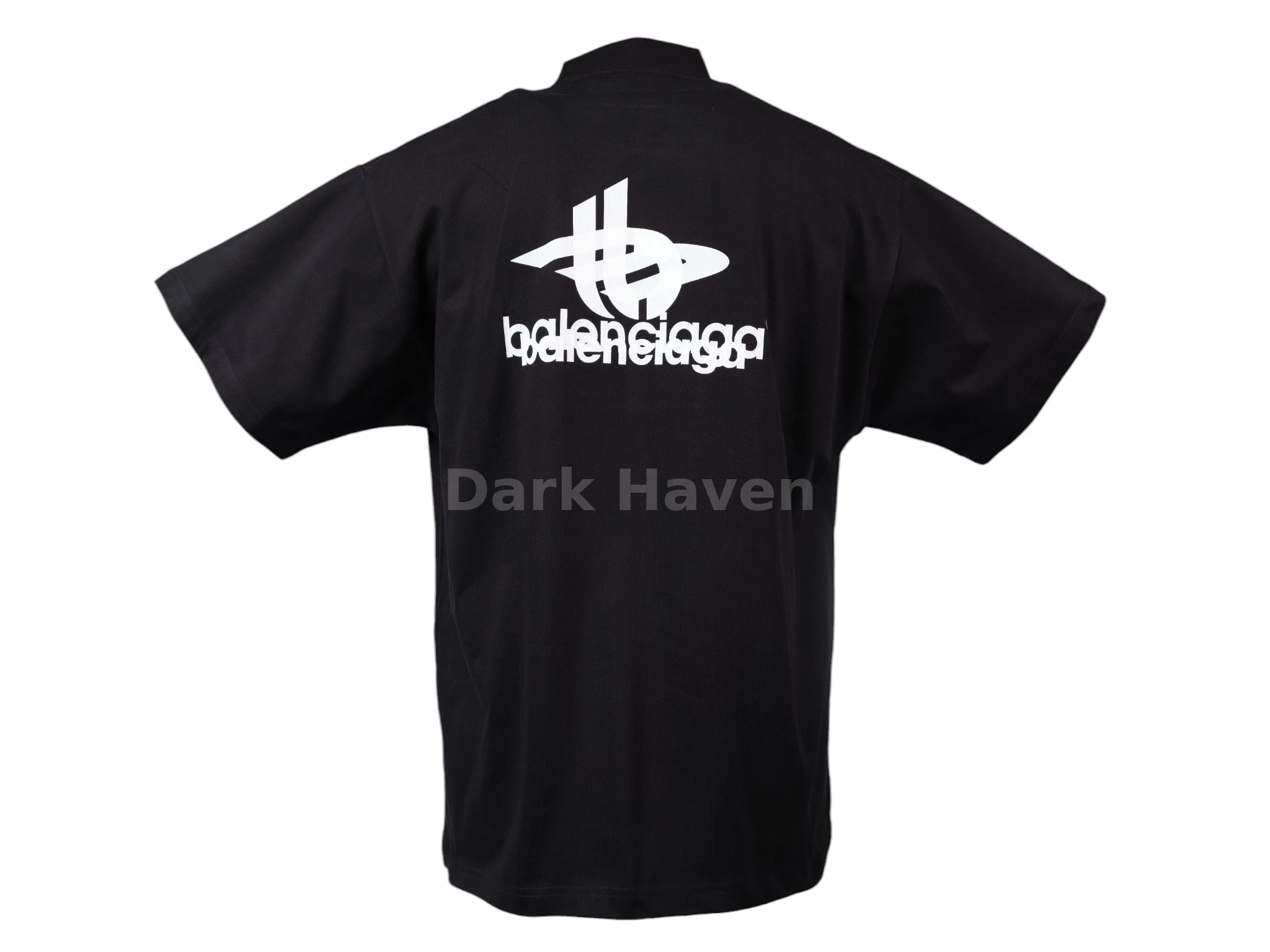 Black Layered Oversized T-Shirt