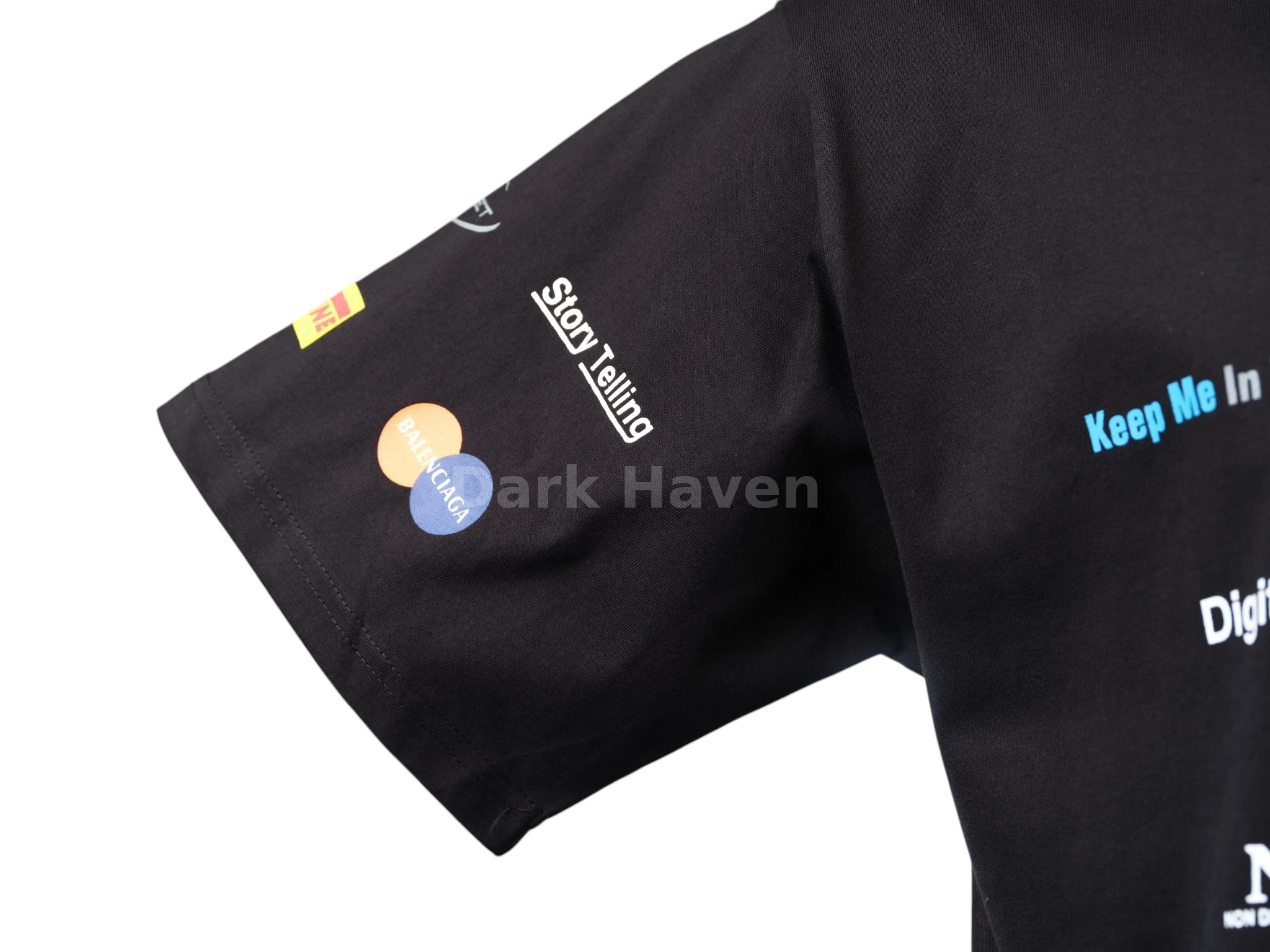 Business T-Shirt in Washed Black