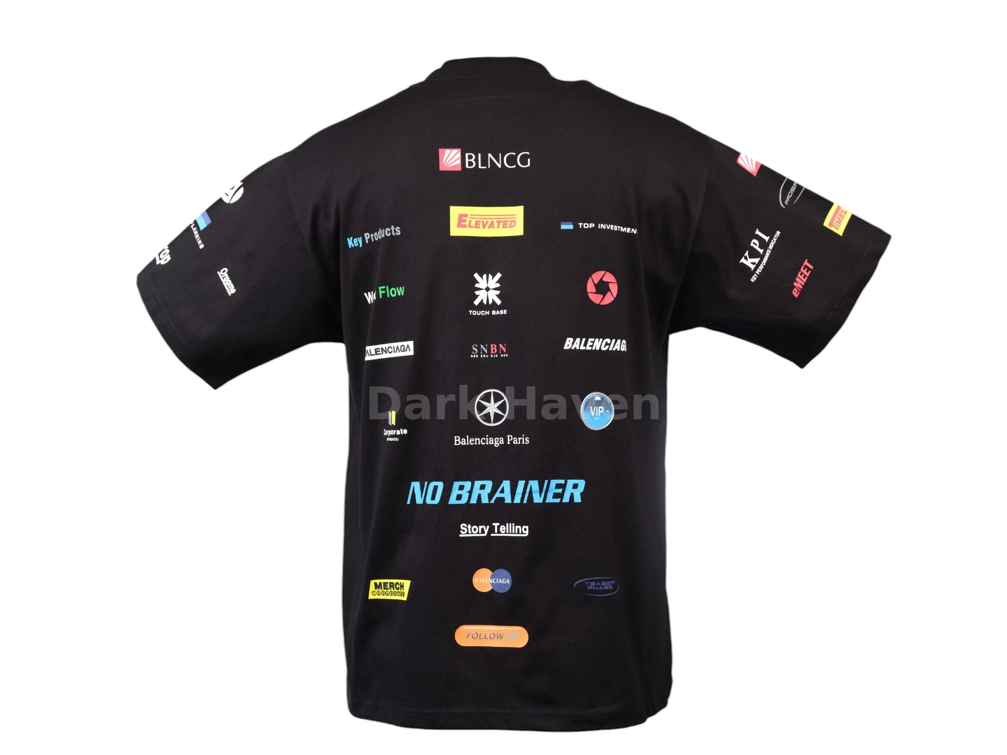 Business T-Shirt in Washed Black