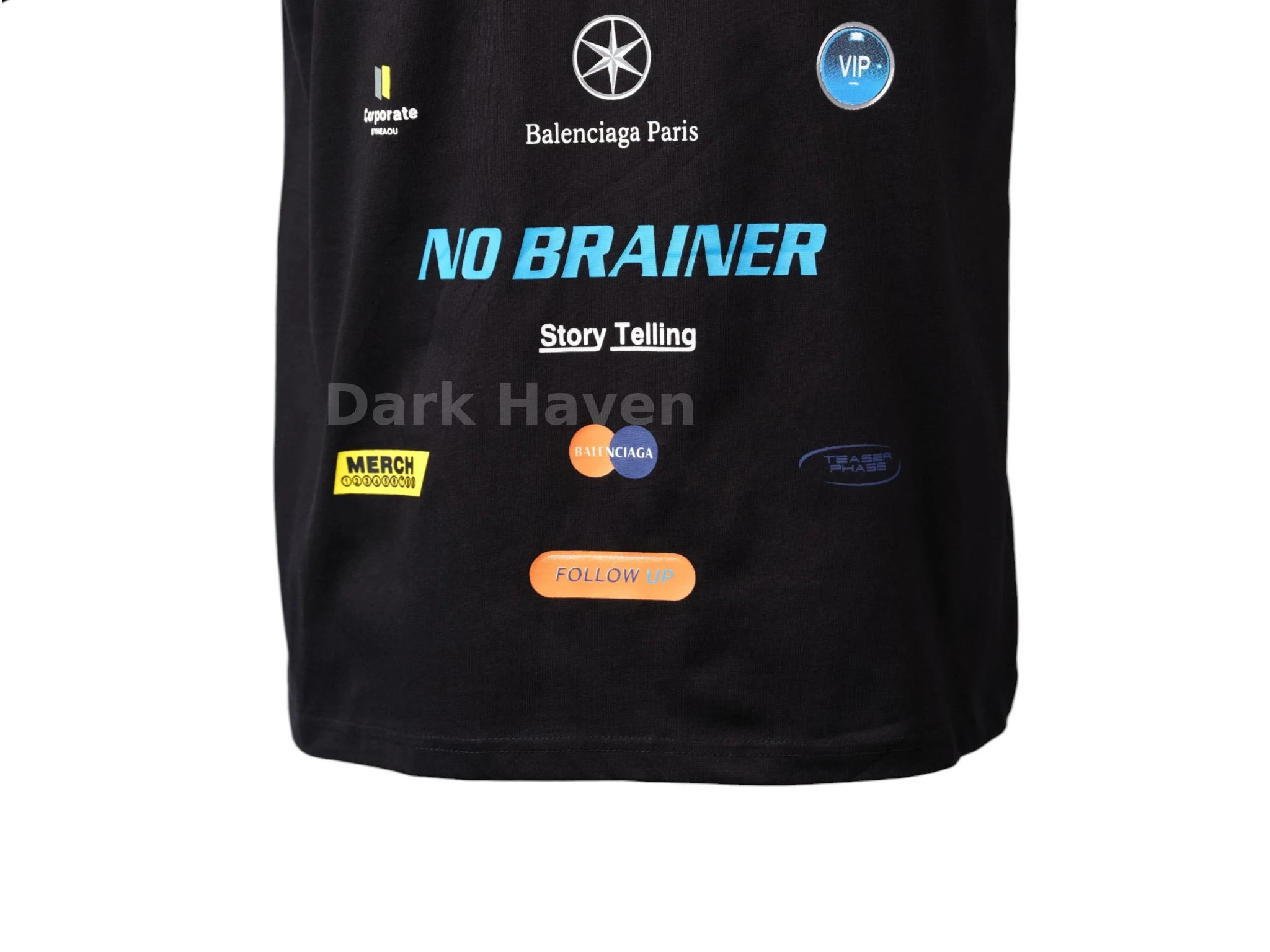 Business T-Shirt in Washed Black