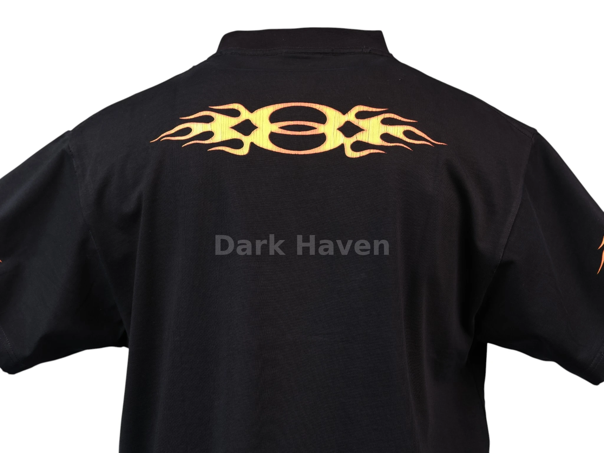 Unisex Burning Unity Oversized T-shirt Black