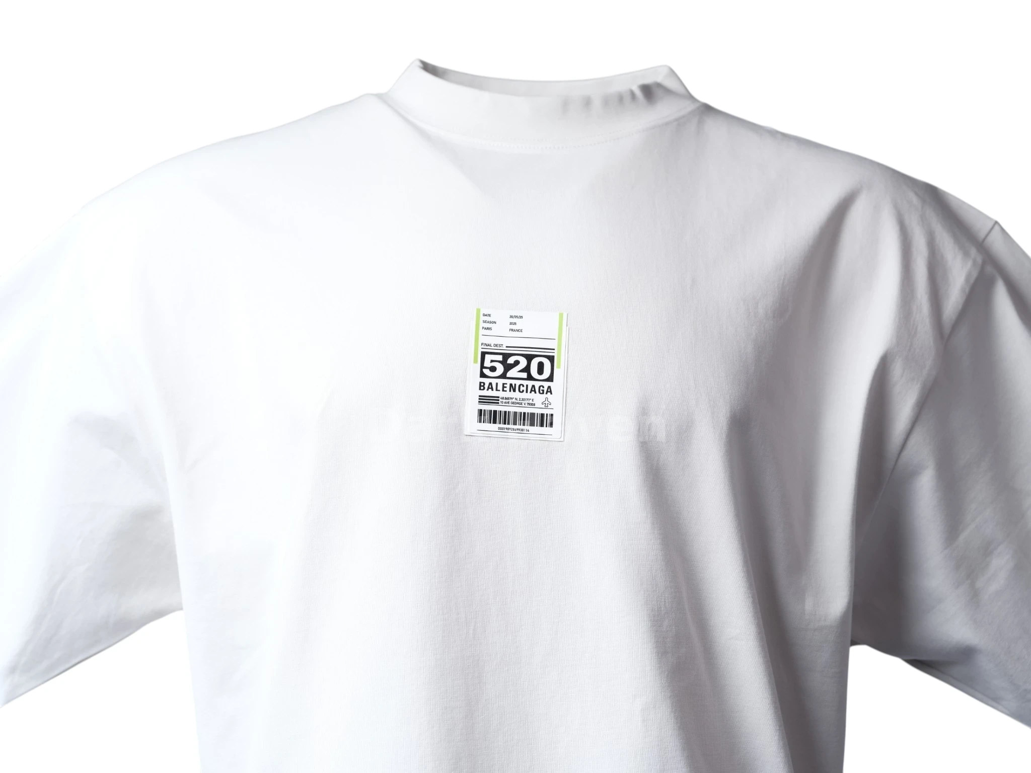 Airport Tag T-Shirt White