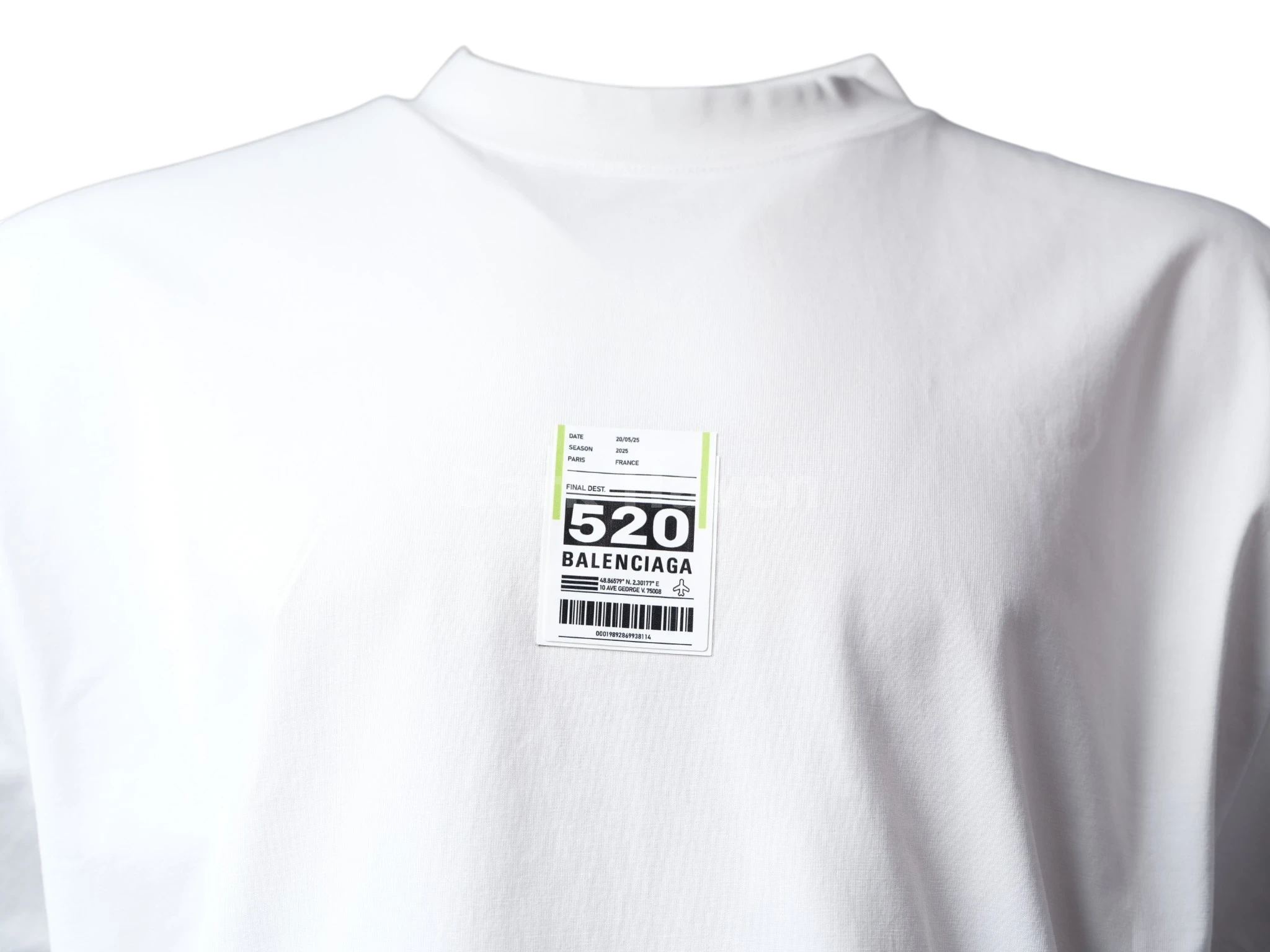Airport Tag T-Shirt White