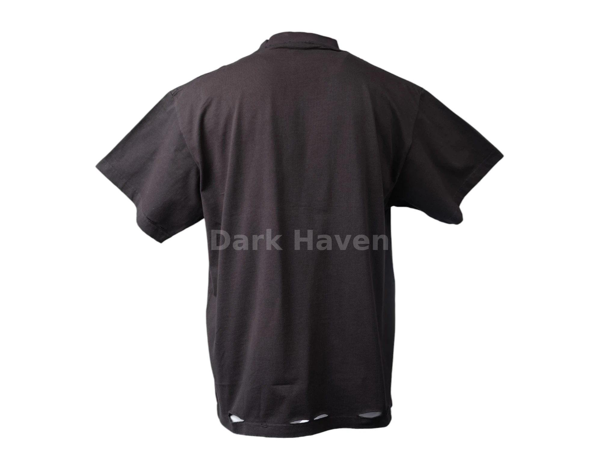“Planet Earth” Distressed T-Shirt Black