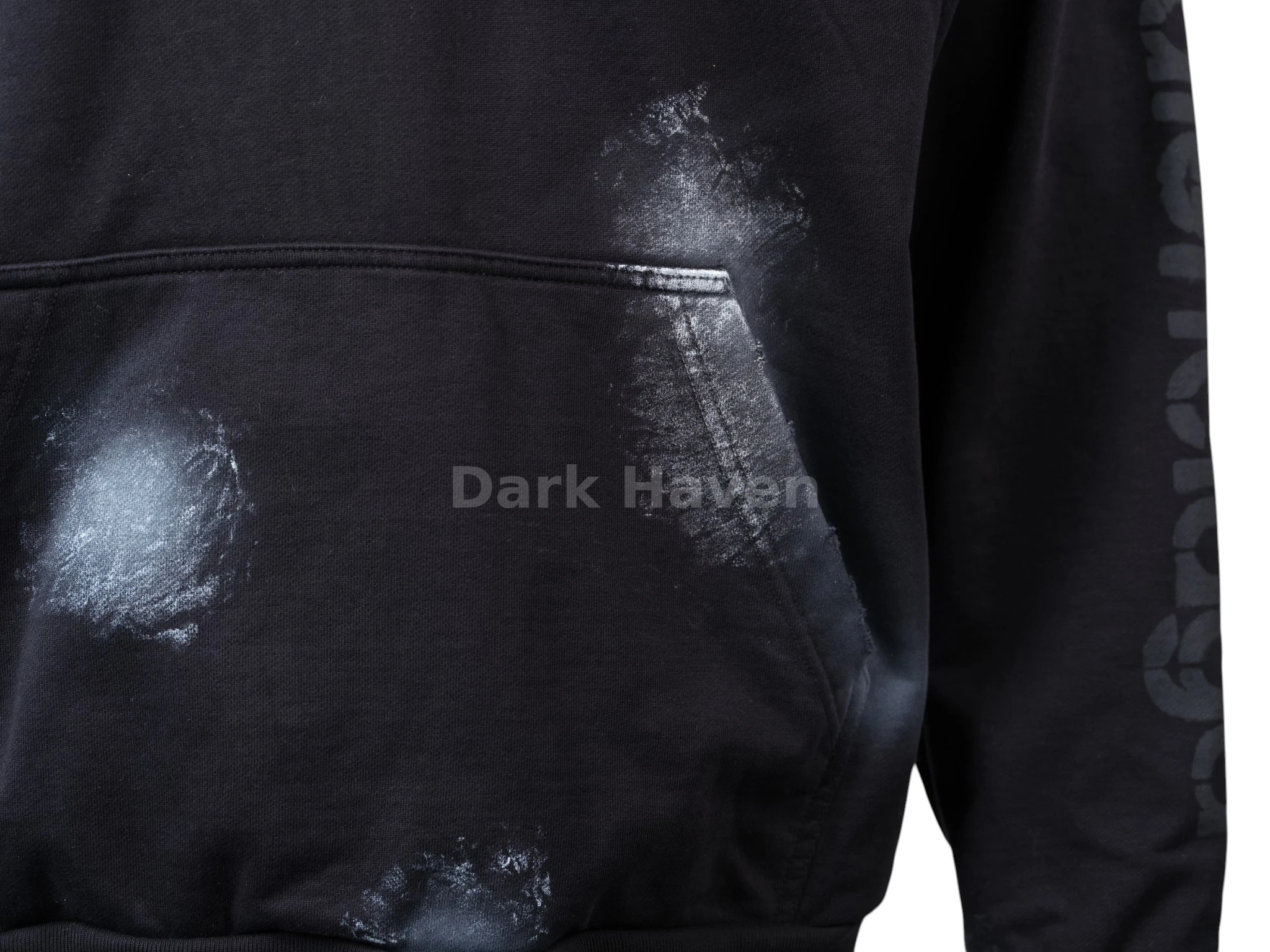 3B Stencil Hoodie In Black