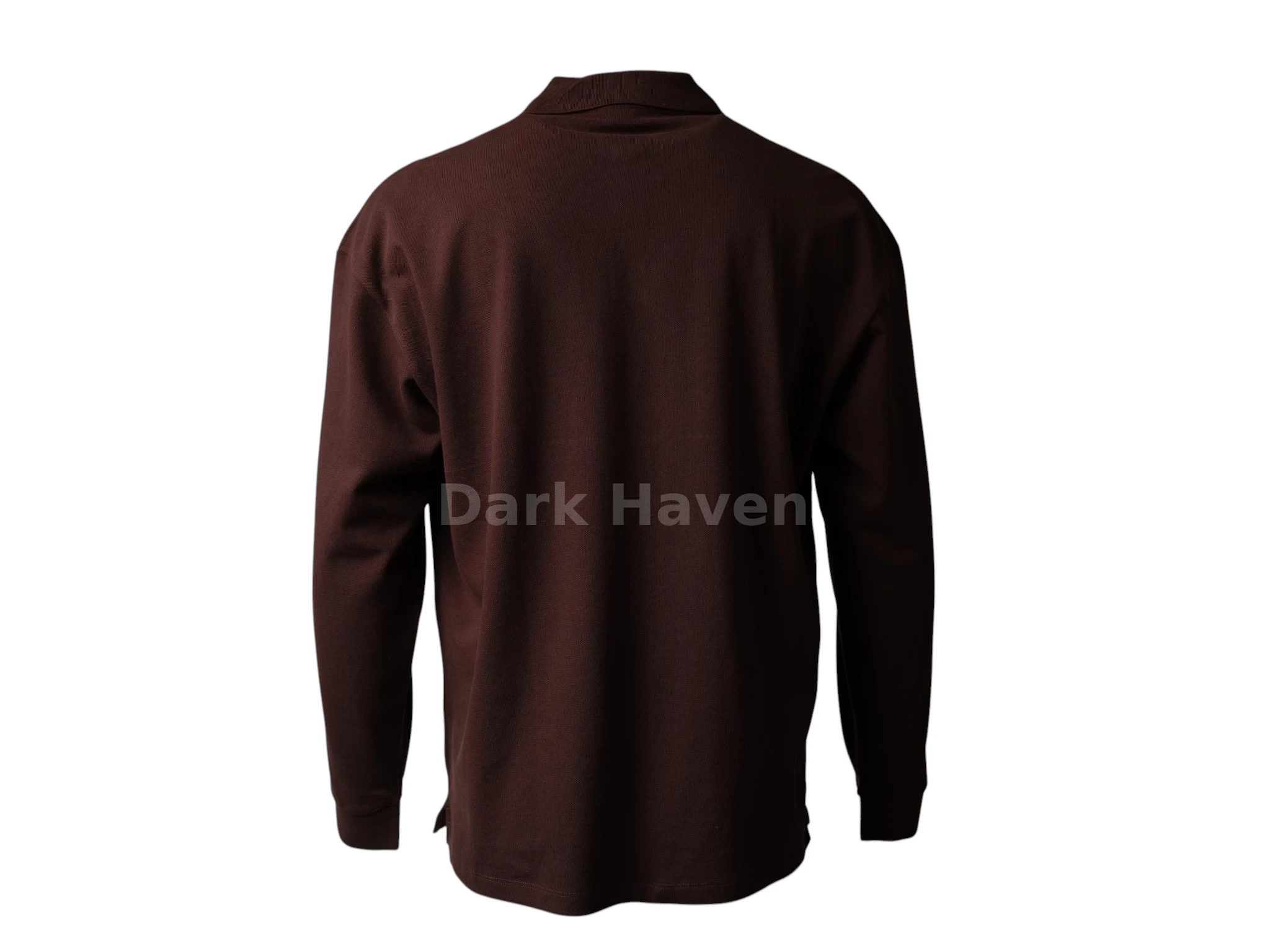 Cotton piqué polo shirt Brown