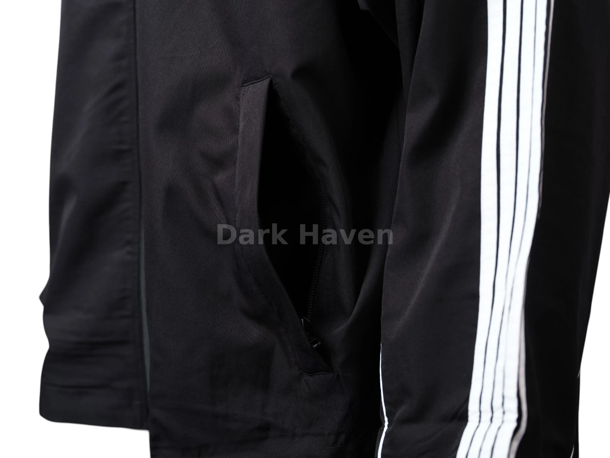 Oversized Striped Logo-Embroidered Recycled-Shell Track Jacket