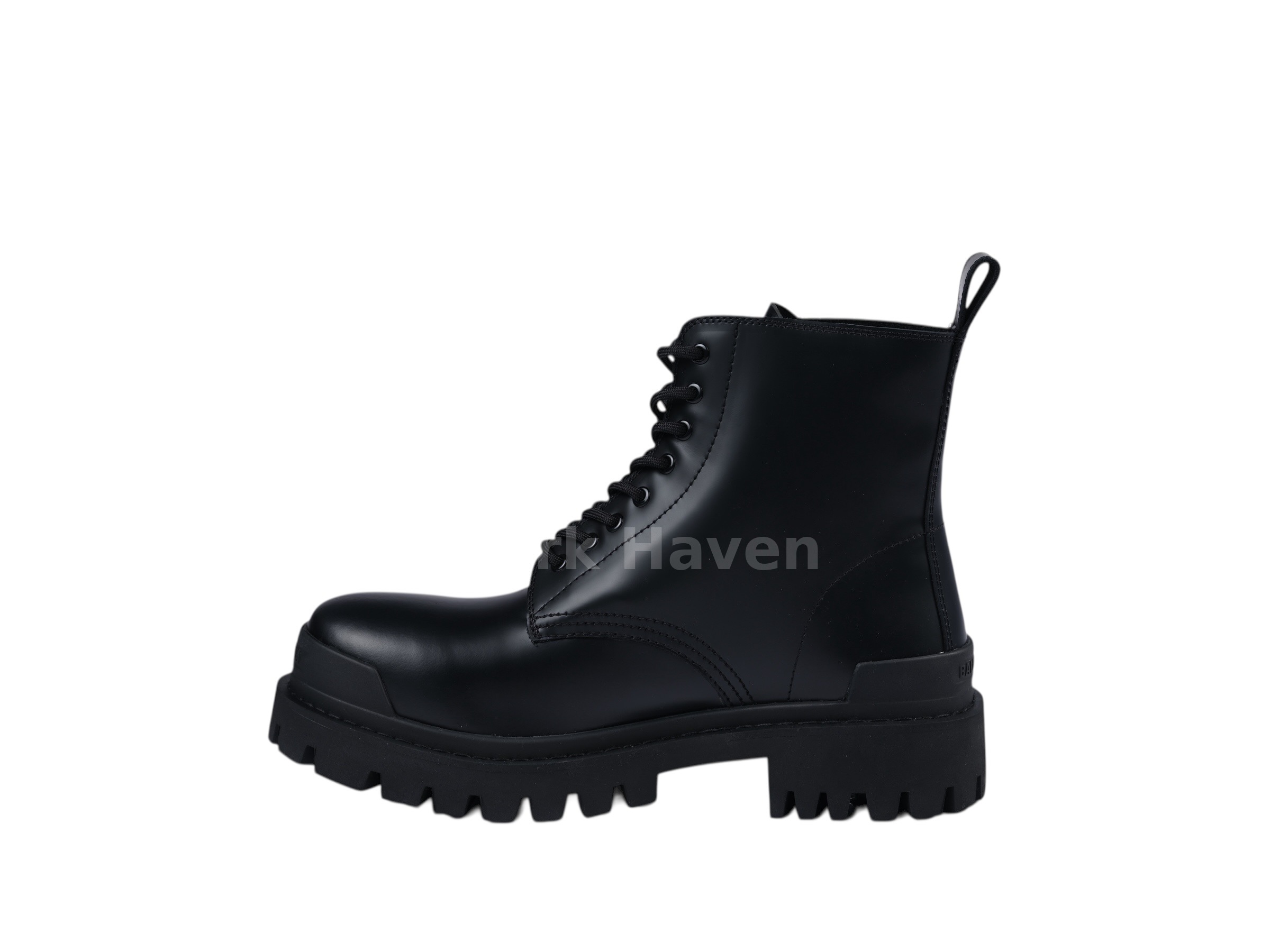 Balenciaga Strike Boots Leather Black