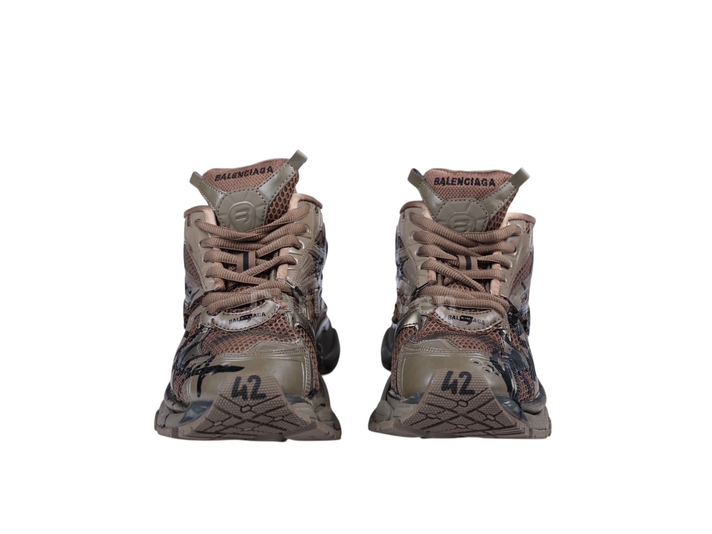 Runner Graffiti Dark Taupe / Black